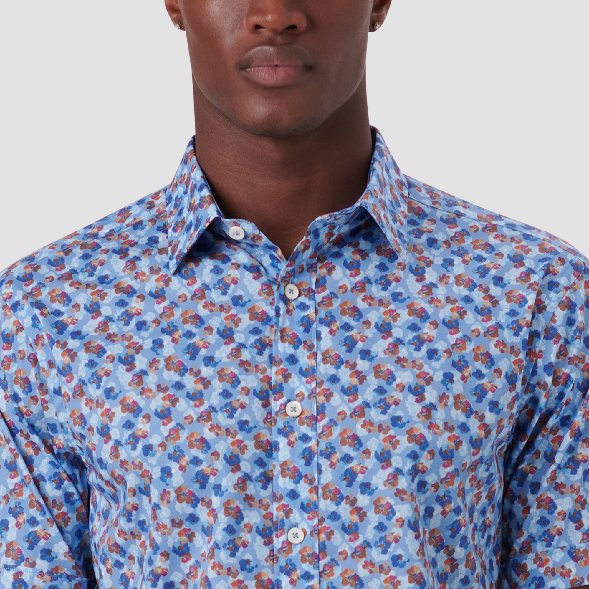 Orson Floral Print Short Sleeve Shirt