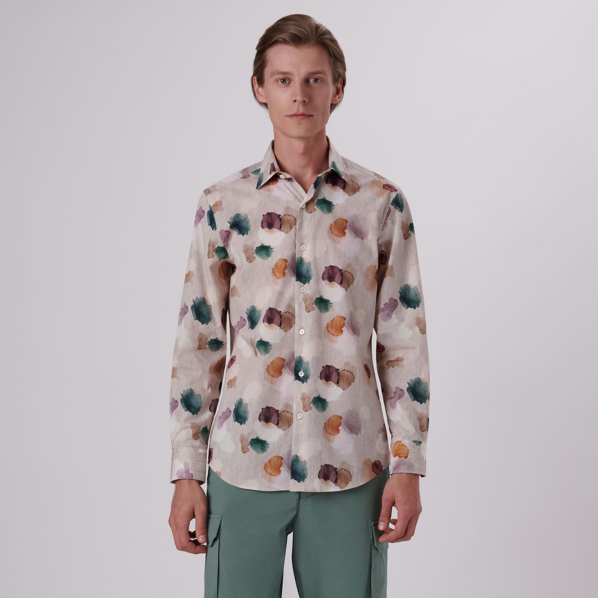 Julian Abstract Print Shirt