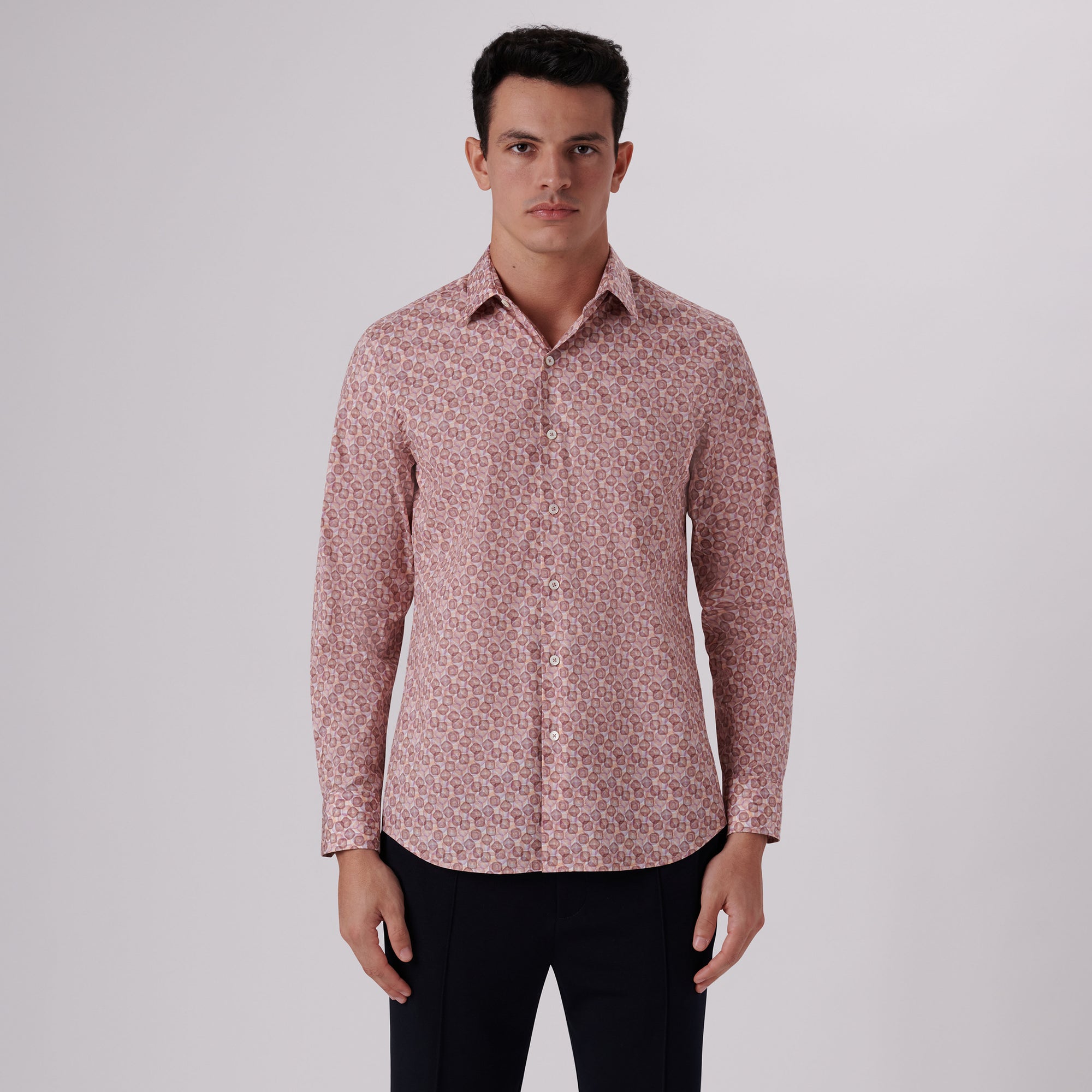 Julian Geometric Print Shirt