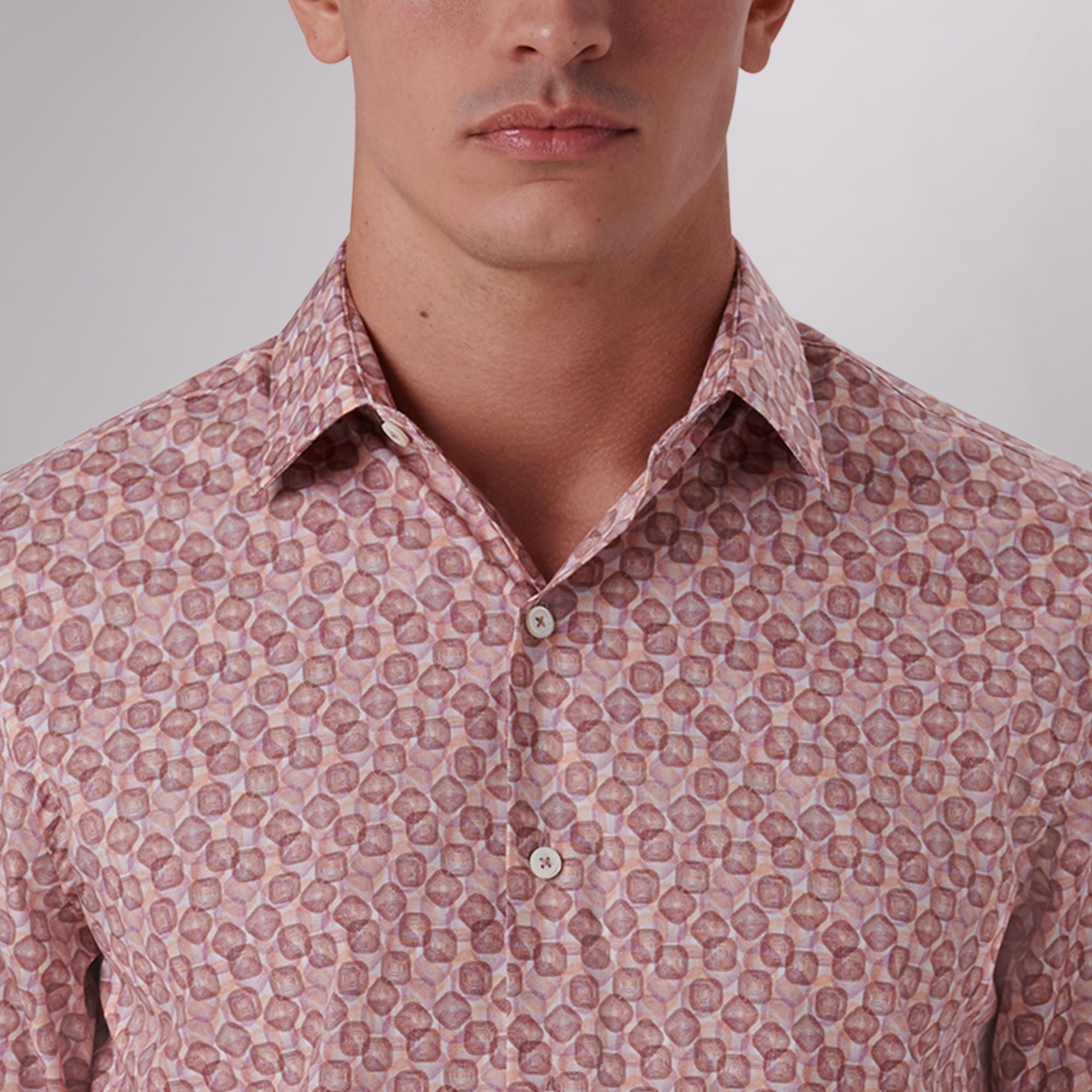 Julian Geometric Print Shirt