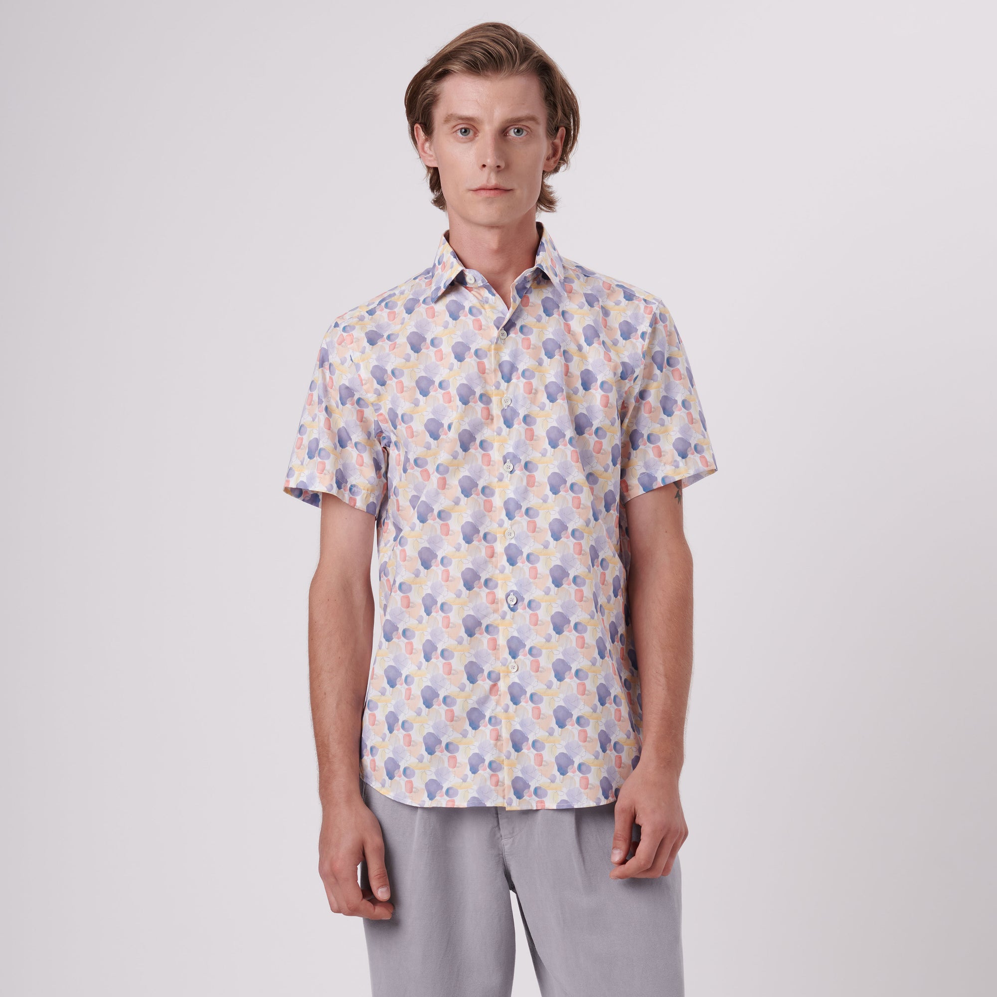 Orson Abstract Print Short Sleeve Shirt
