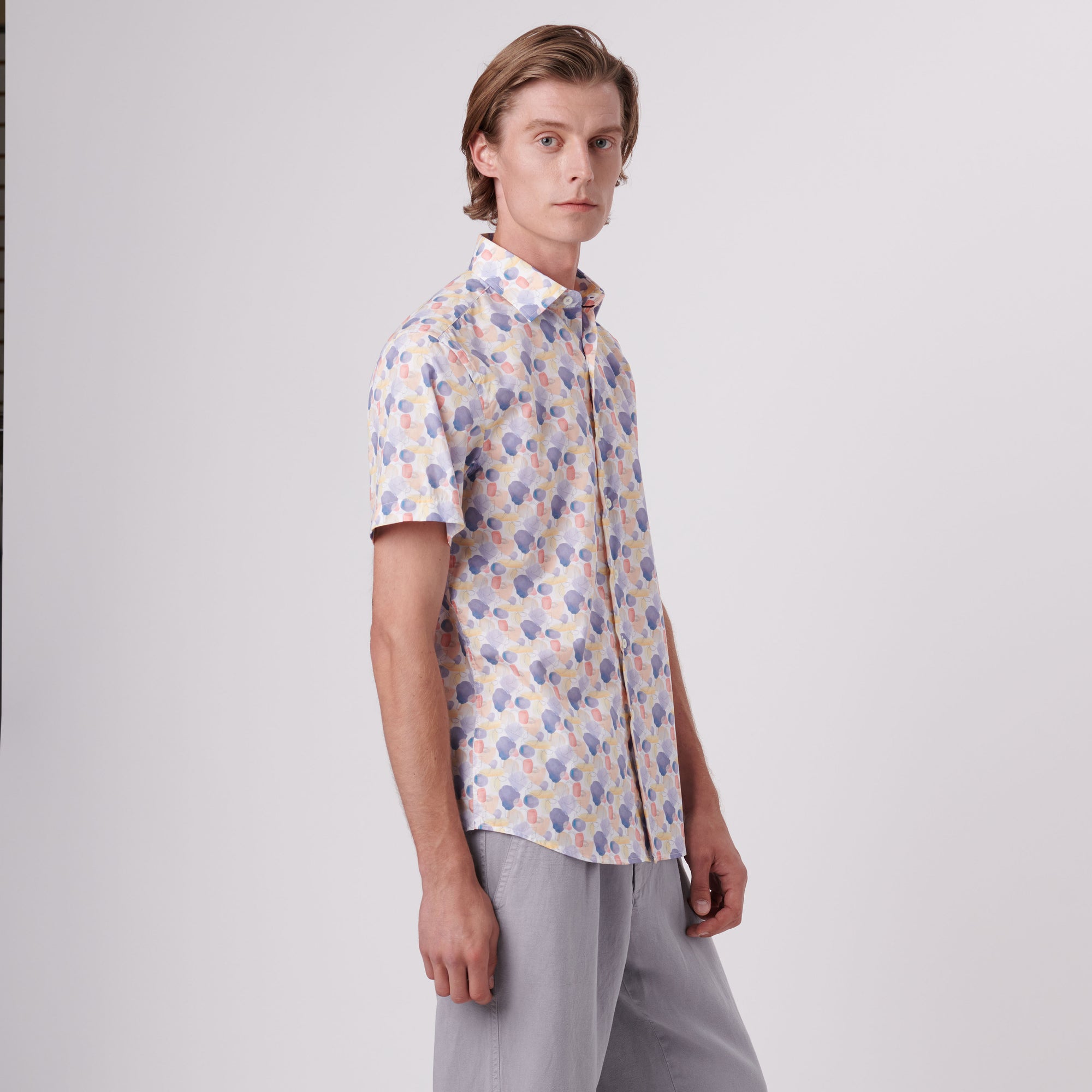 Orson Abstract Print Short Sleeve Shirt