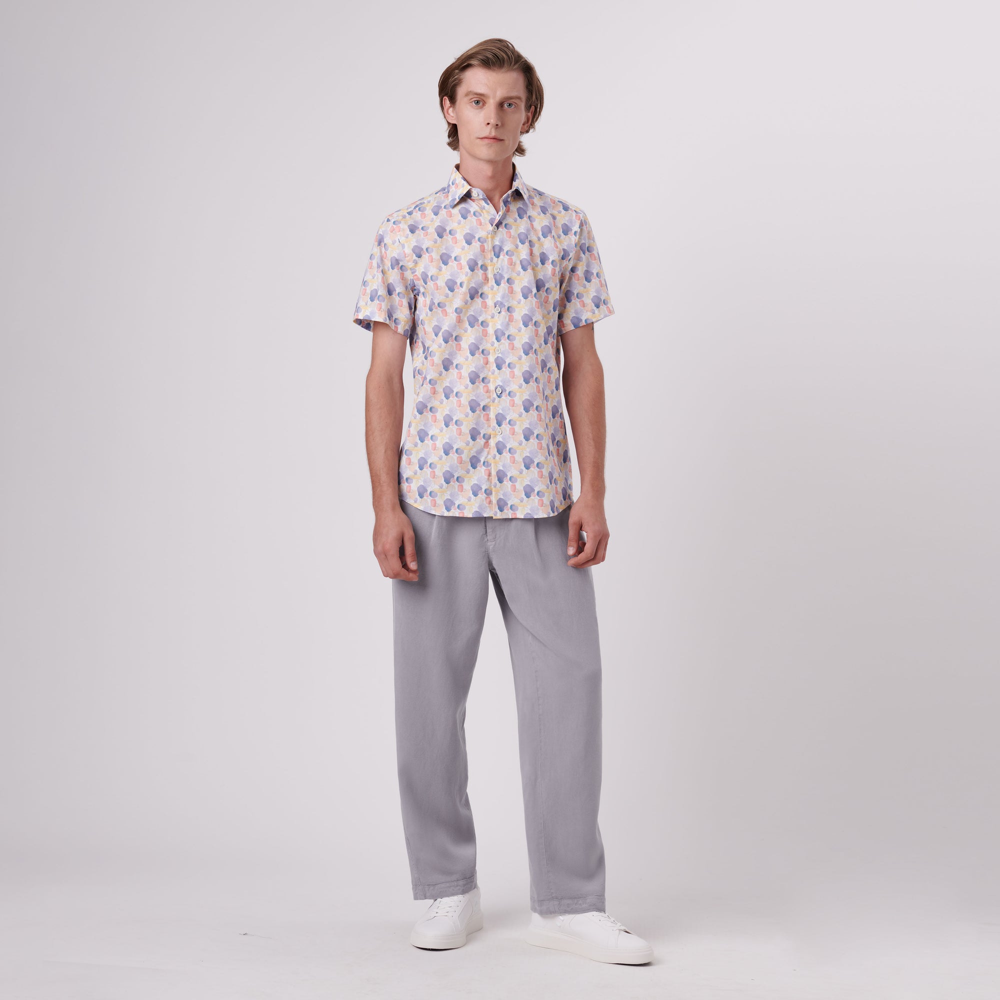 Orson Abstract Print Short Sleeve Shirt