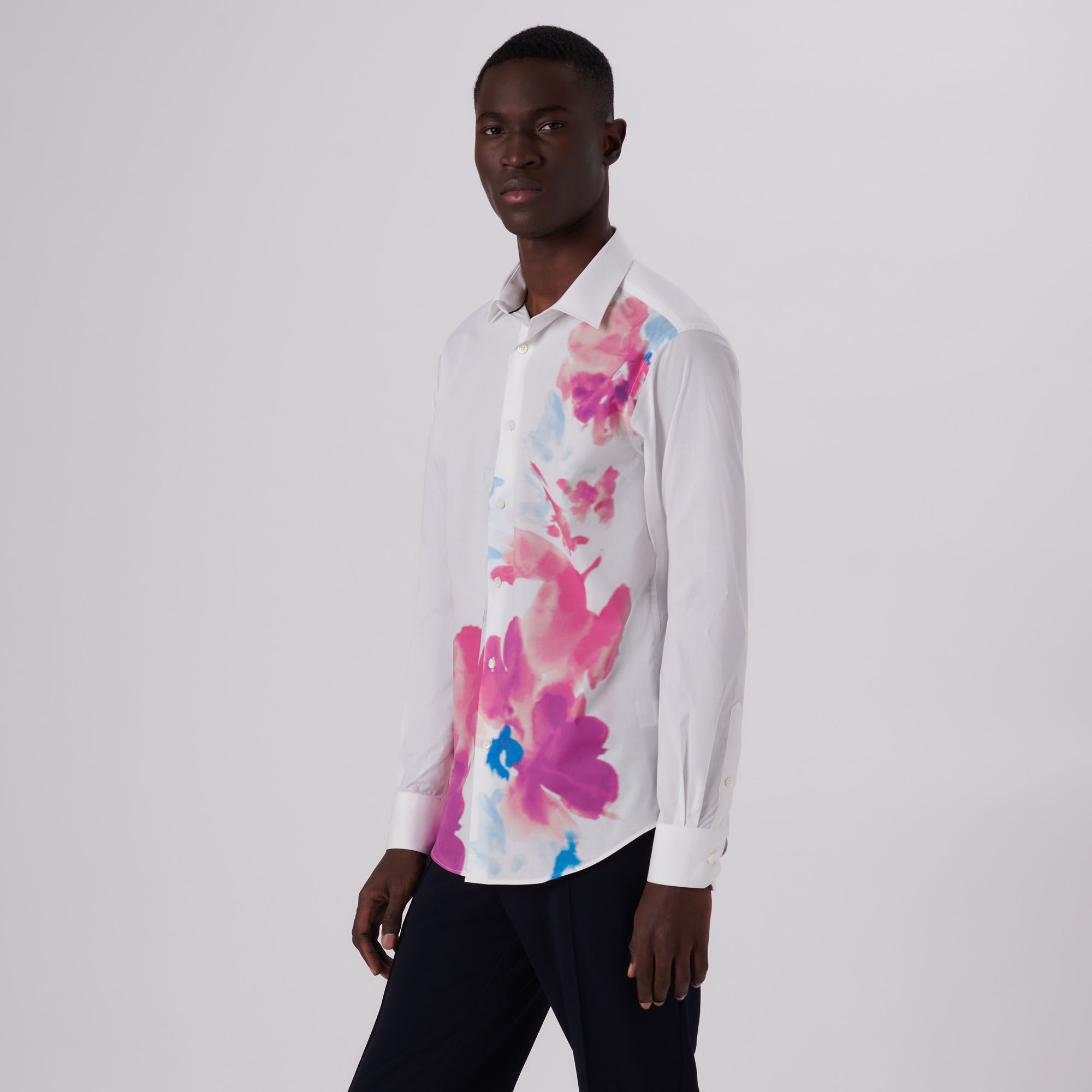 Julian Abstract Placement Print Shirt