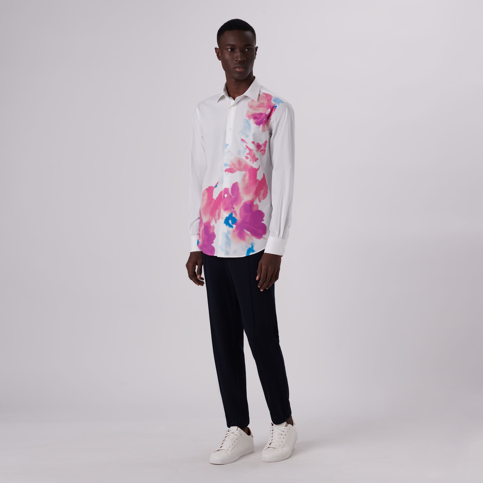 Julian Abstract Placement Print Shirt