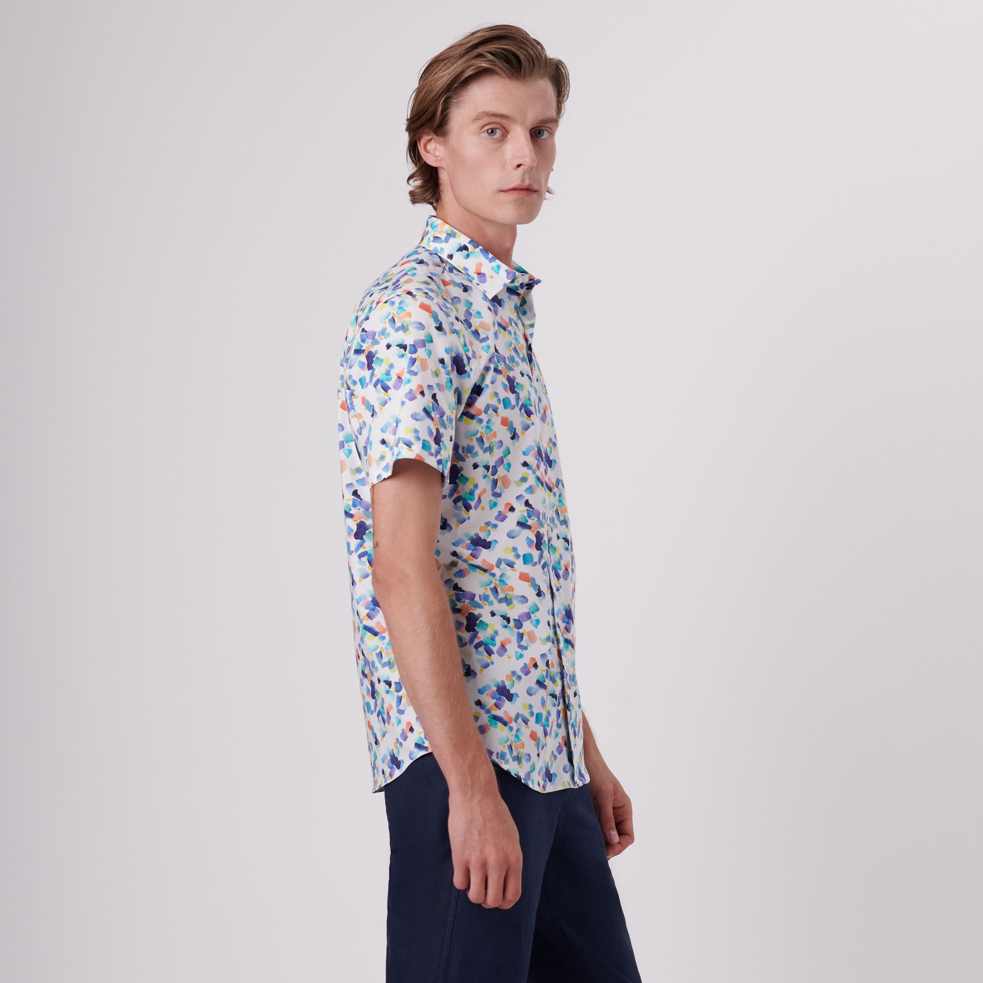 Orson Abstract Print Short Sleeve Shirt