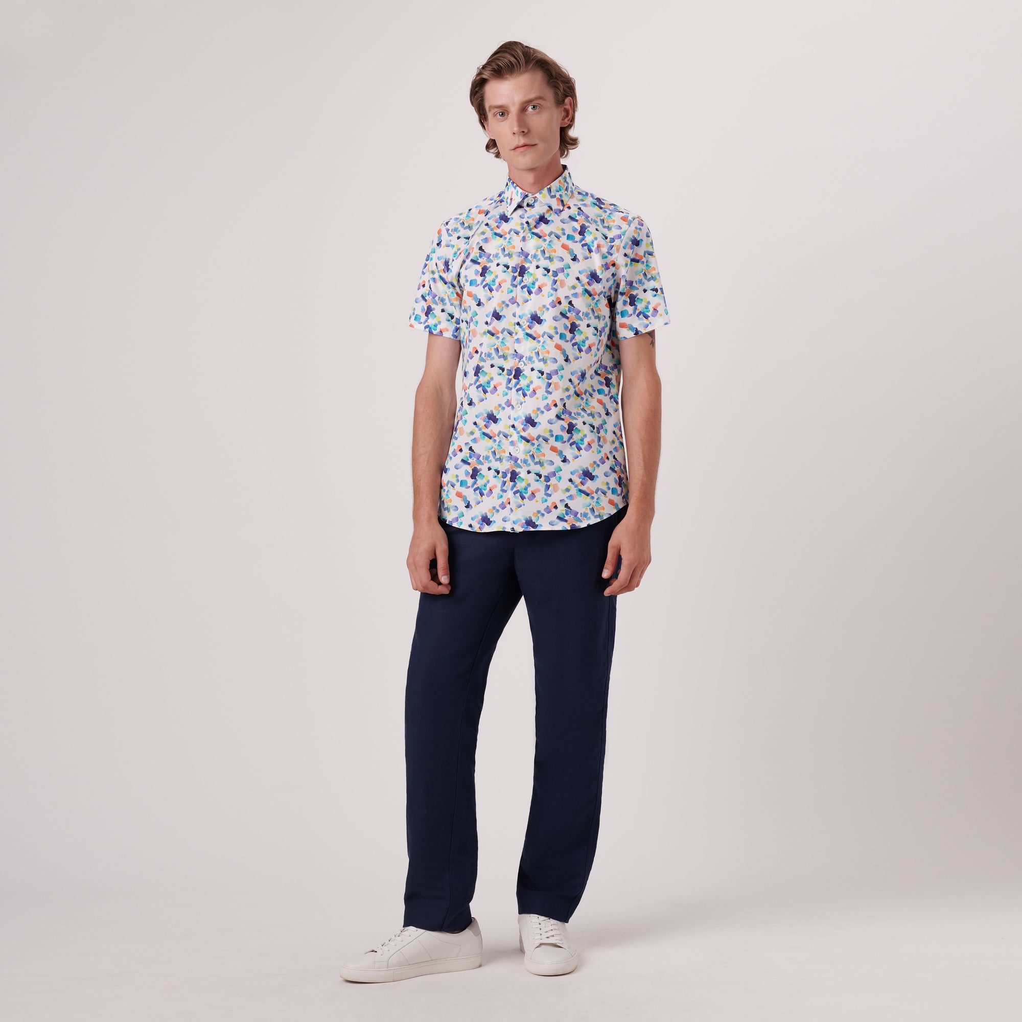 Orson Abstract Print Short Sleeve Shirt