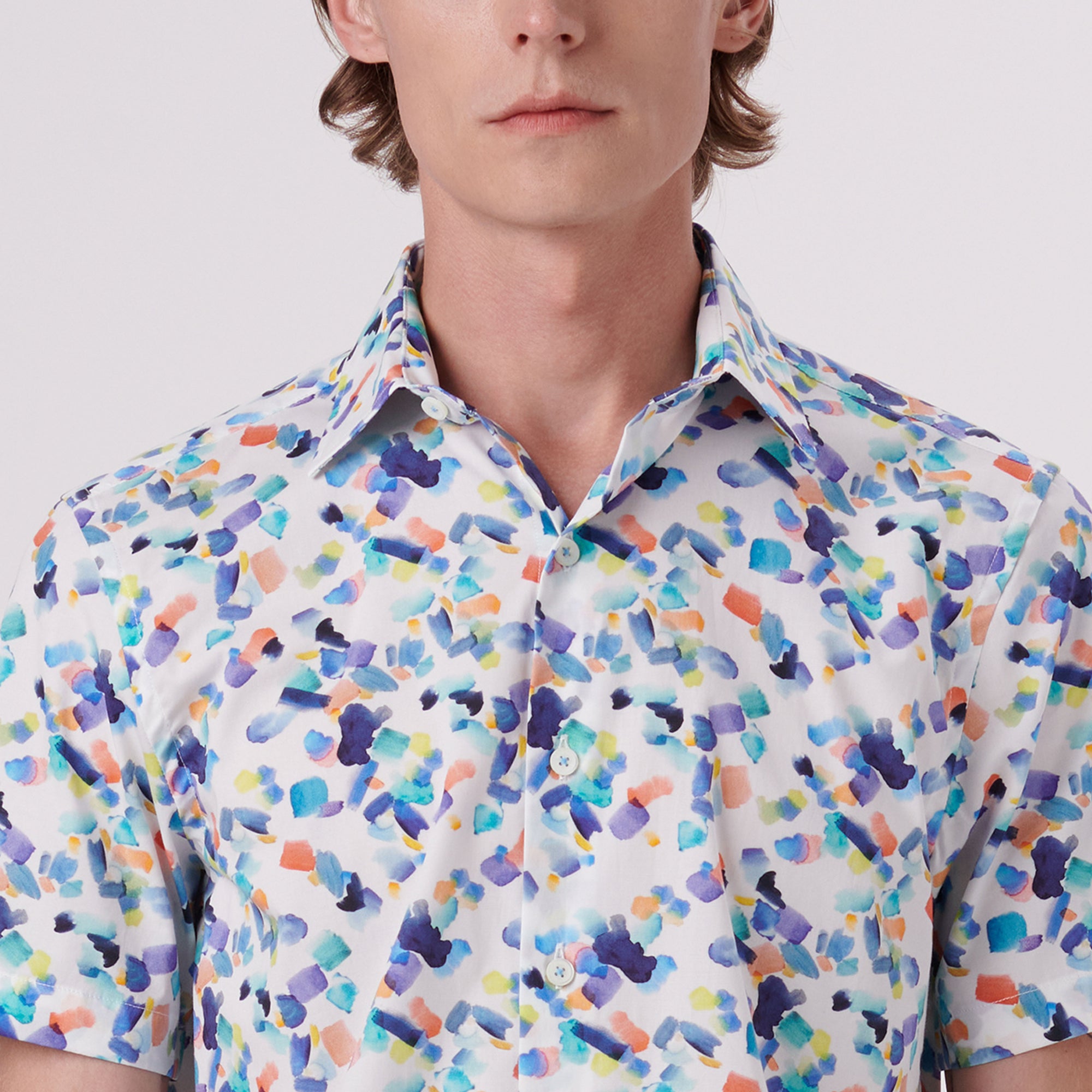 Orson Abstract Print Short Sleeve Shirt