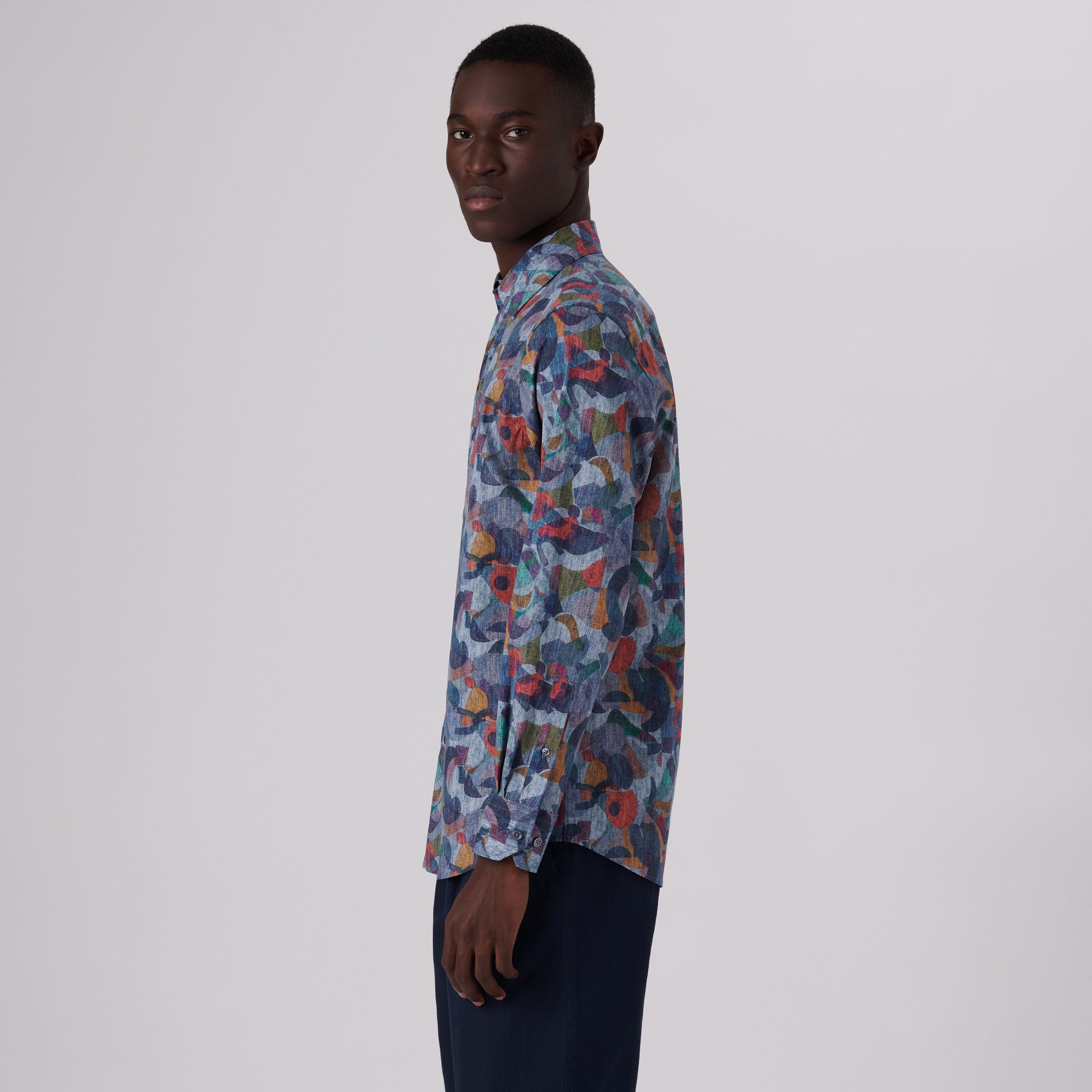Julian Abstract Print Shirt