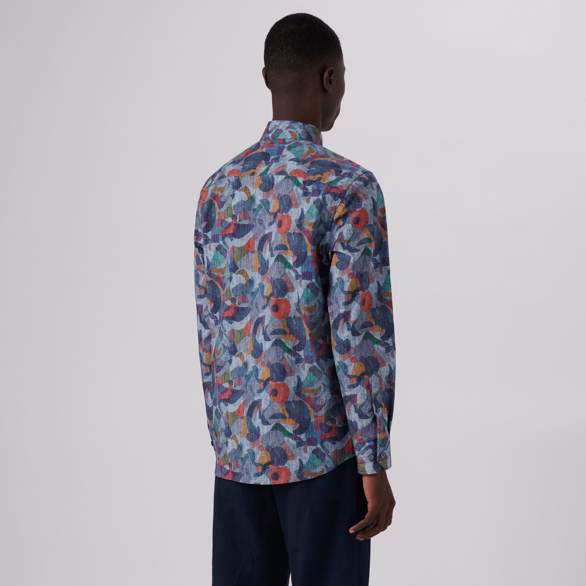 Julian Abstract Print Shirt