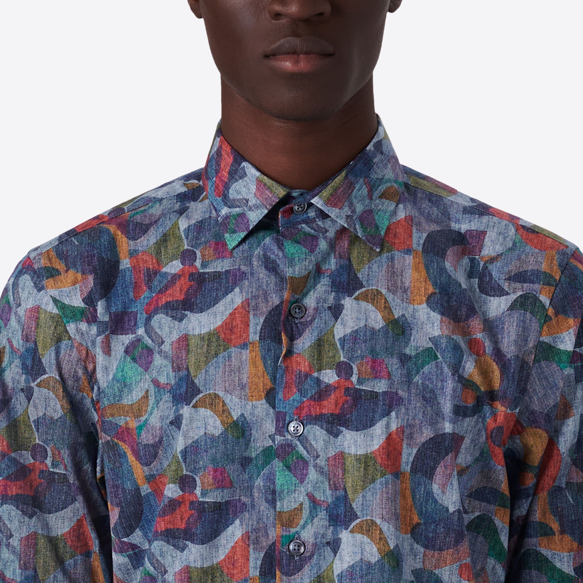 Julian Abstract Print Shirt