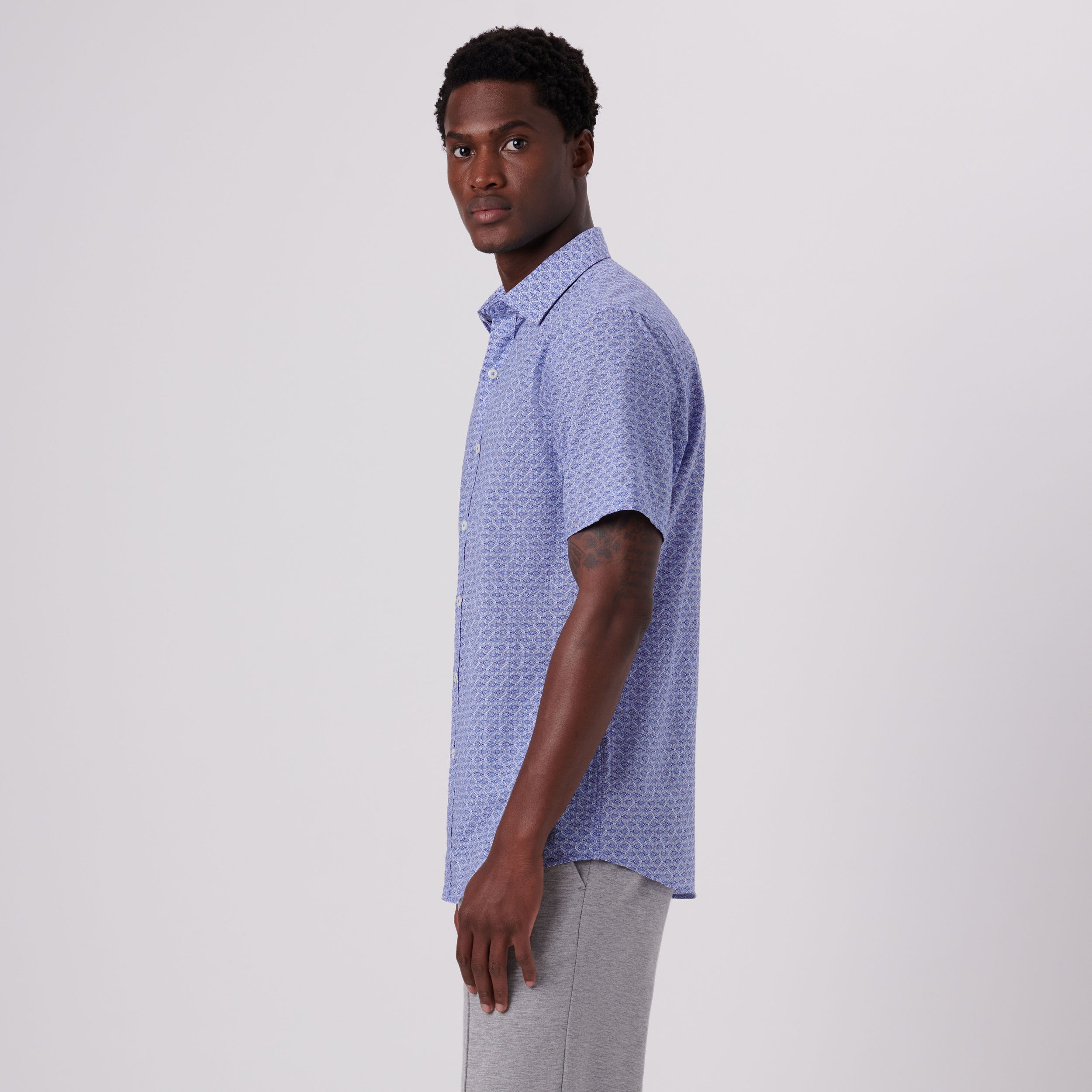 fish print dress shirt BOTTER