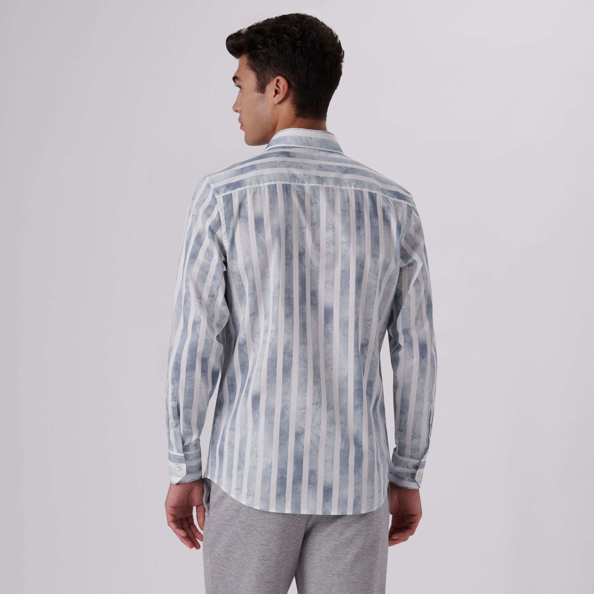 Axel Cabana Stripe Print Shirt