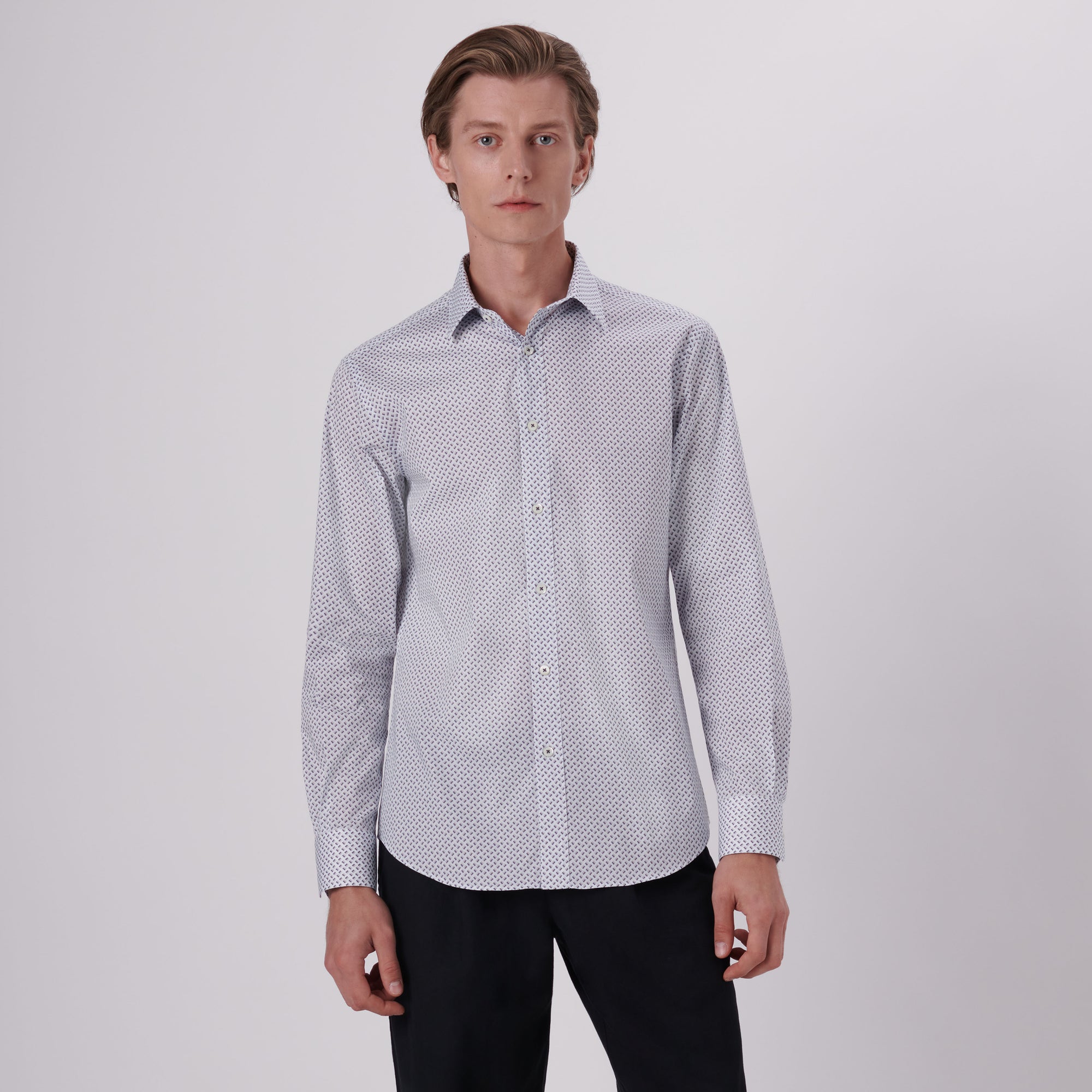 Julian Geometric Print Shirt