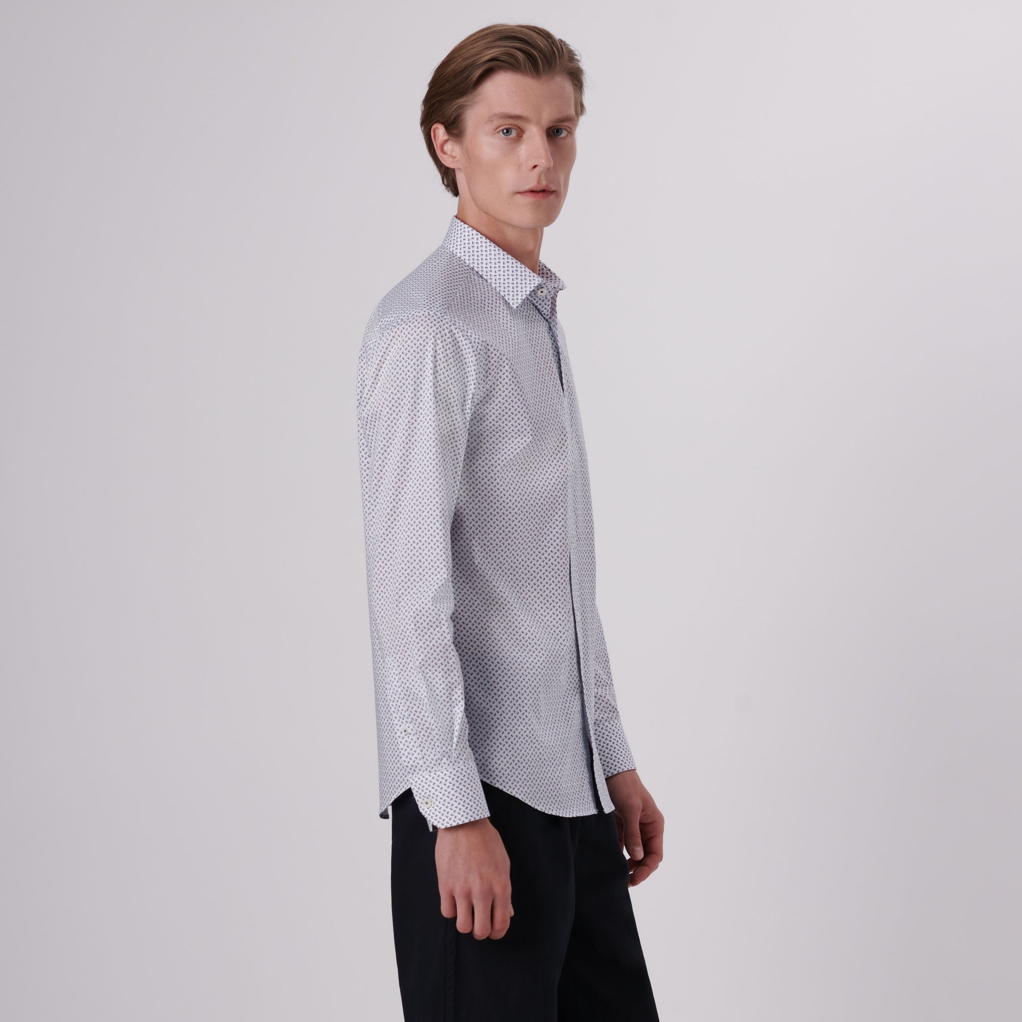 Julian Geometric Print Shirt