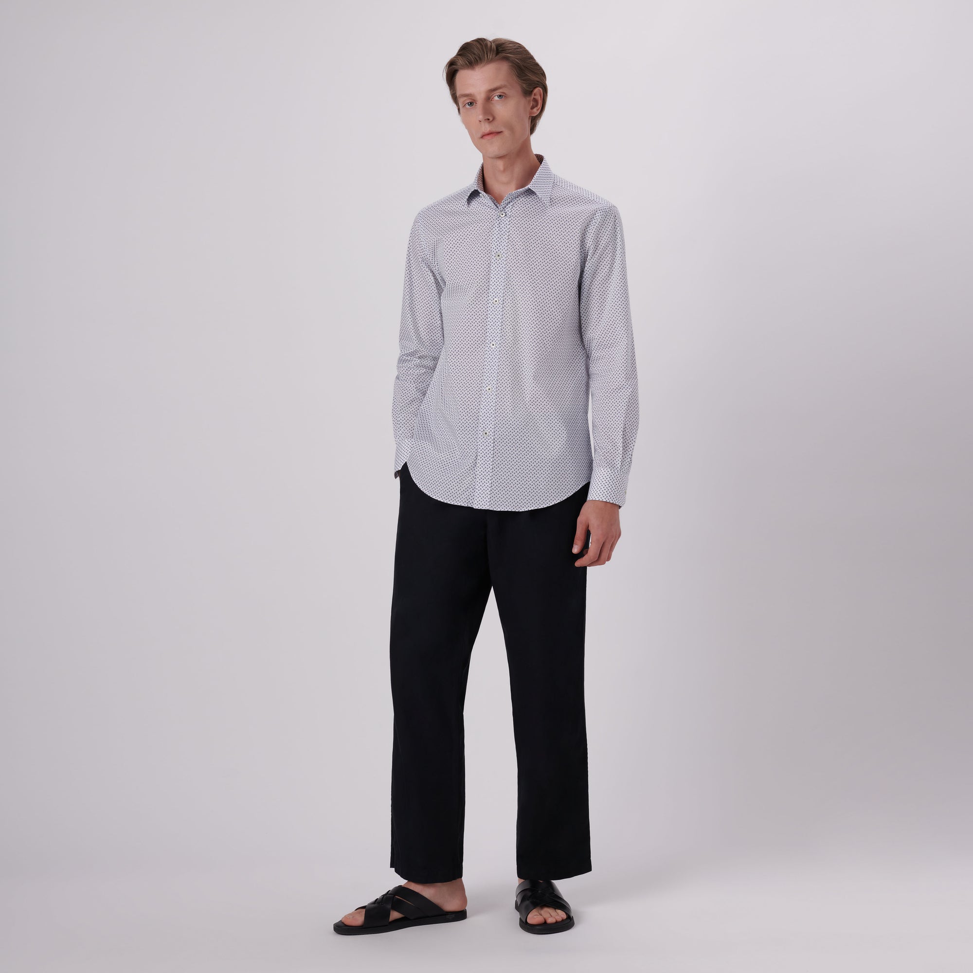 Julian Geometric Print Shirt