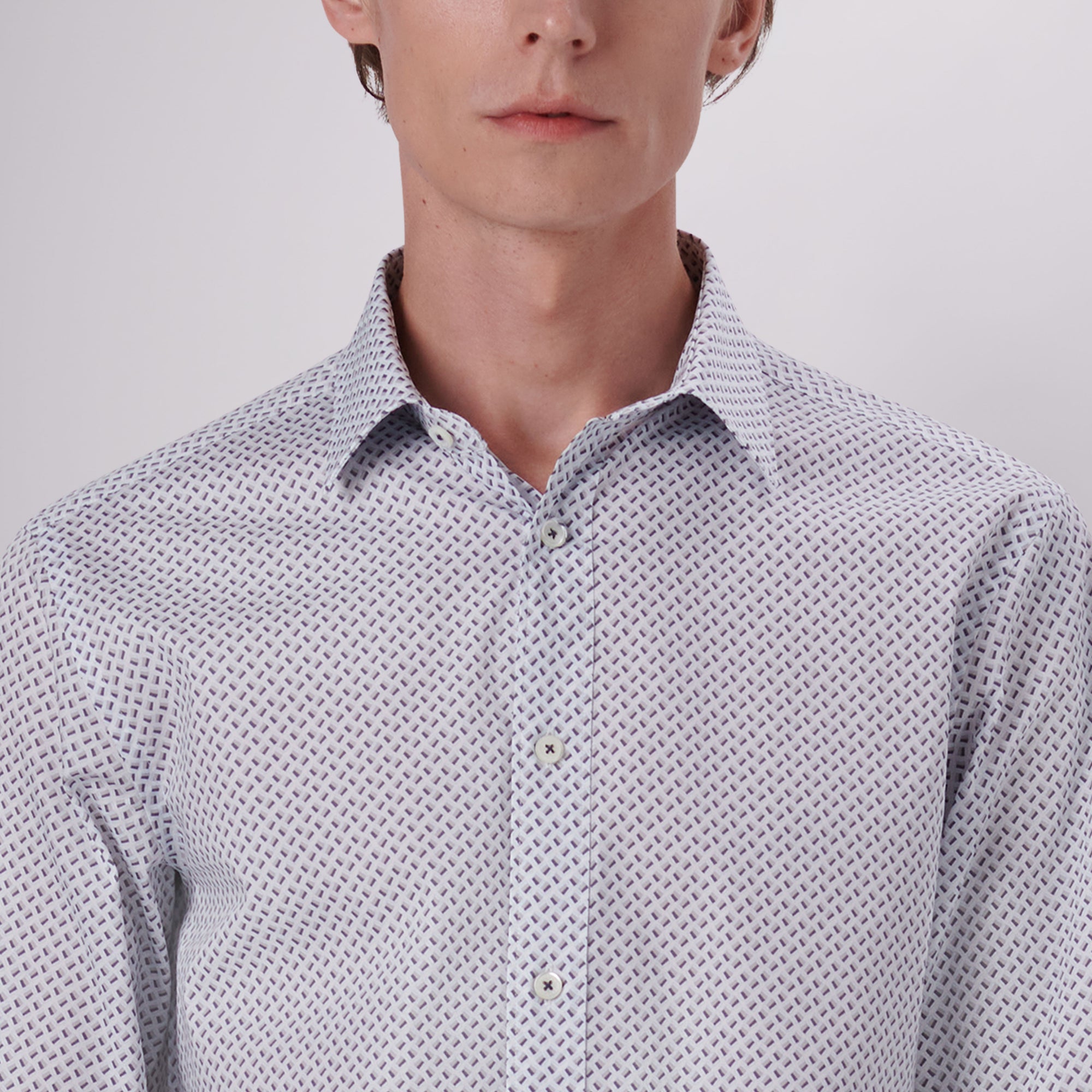 Julian Geometric Print Shirt