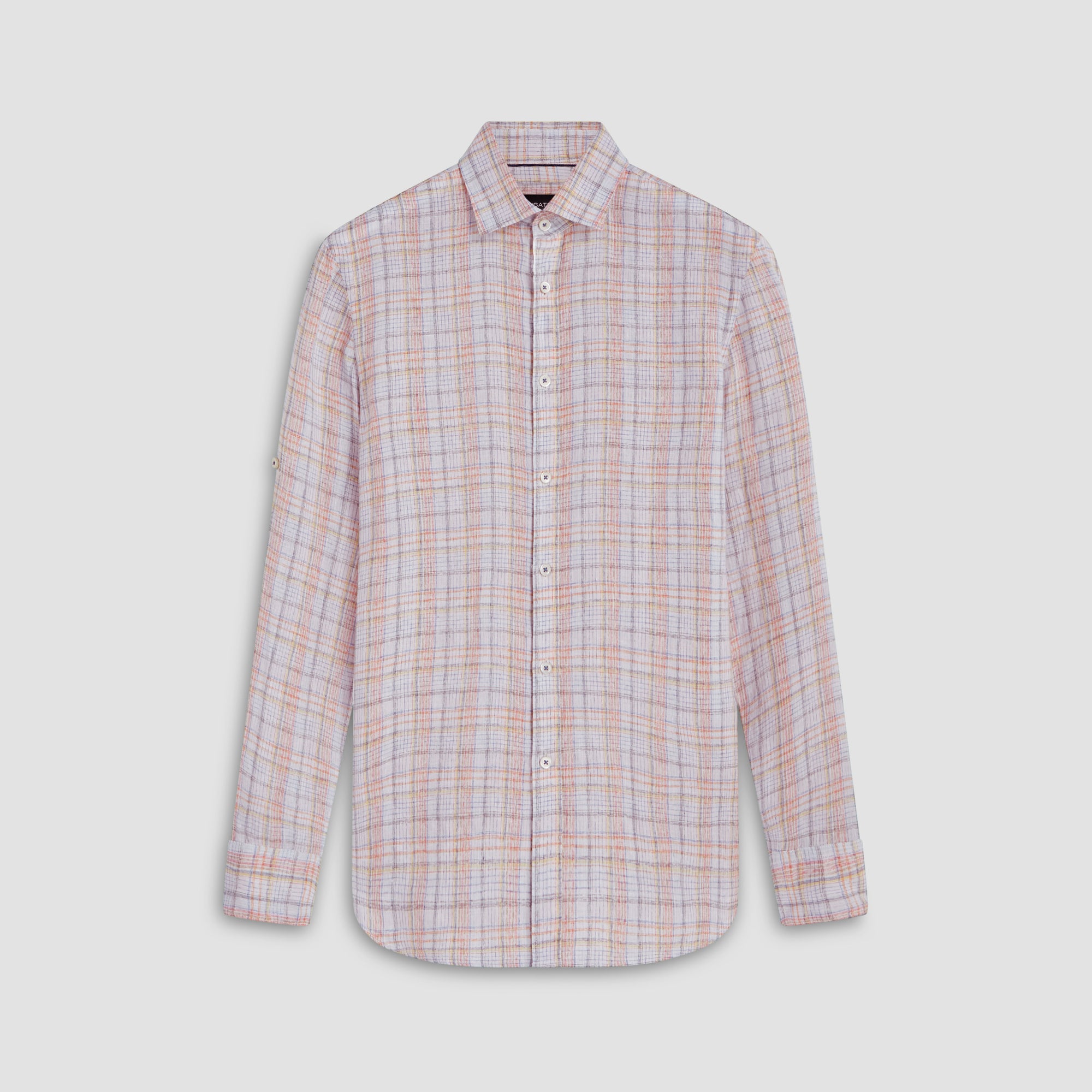 Julian Multi Check Linen Shirt