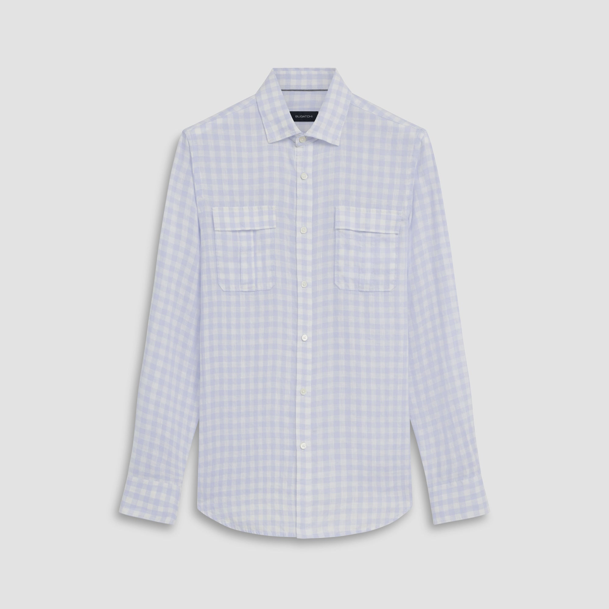 Julian Gingham Check Linen Shirt