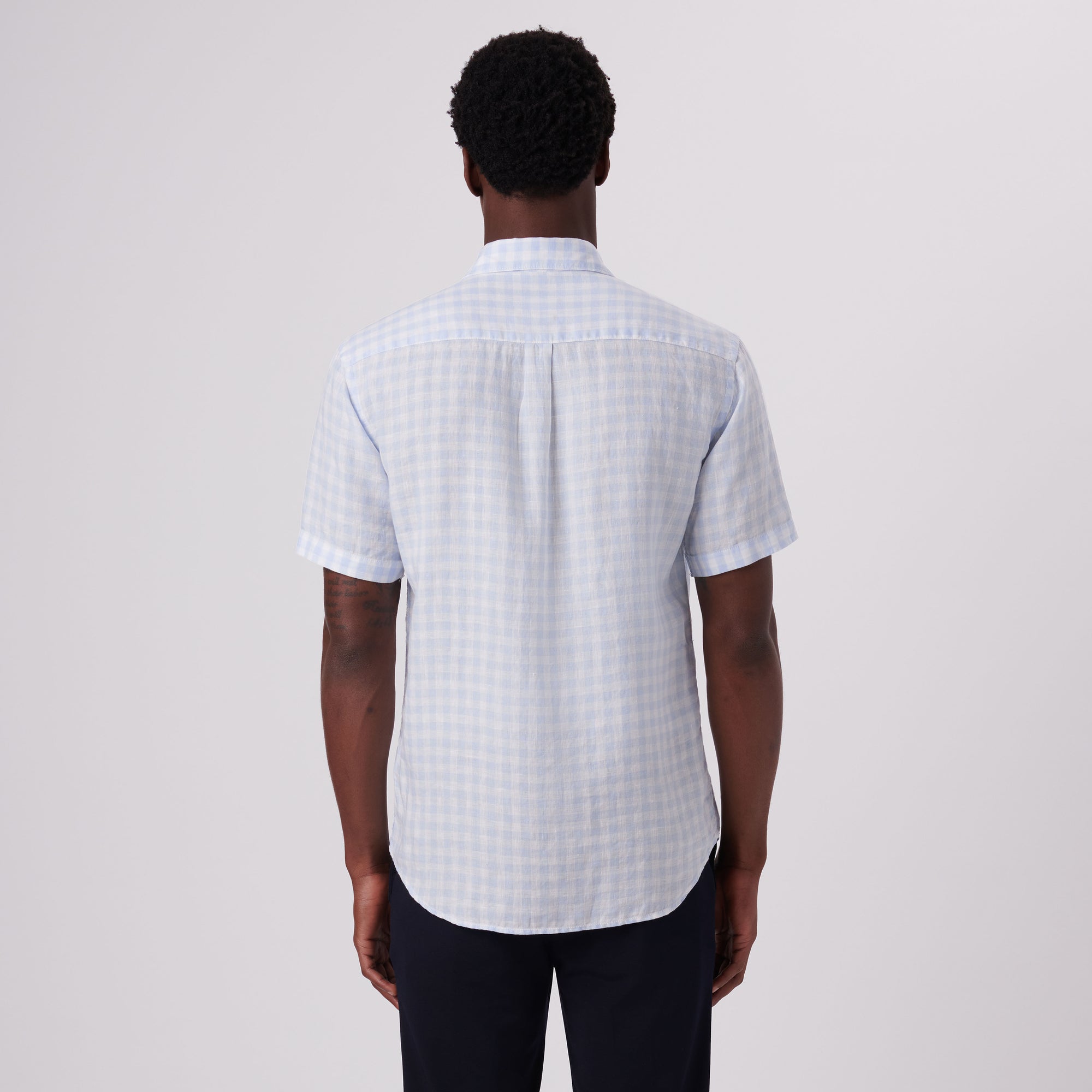 Orson Gingham Check Short Sleeve Shirt