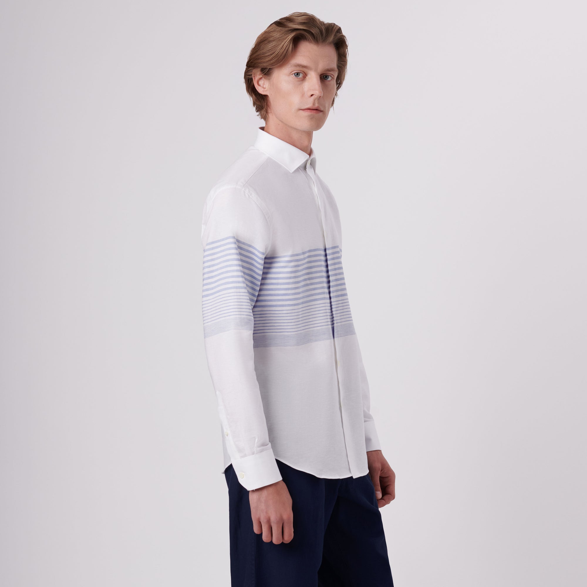 Axel Placement Striped Shirt