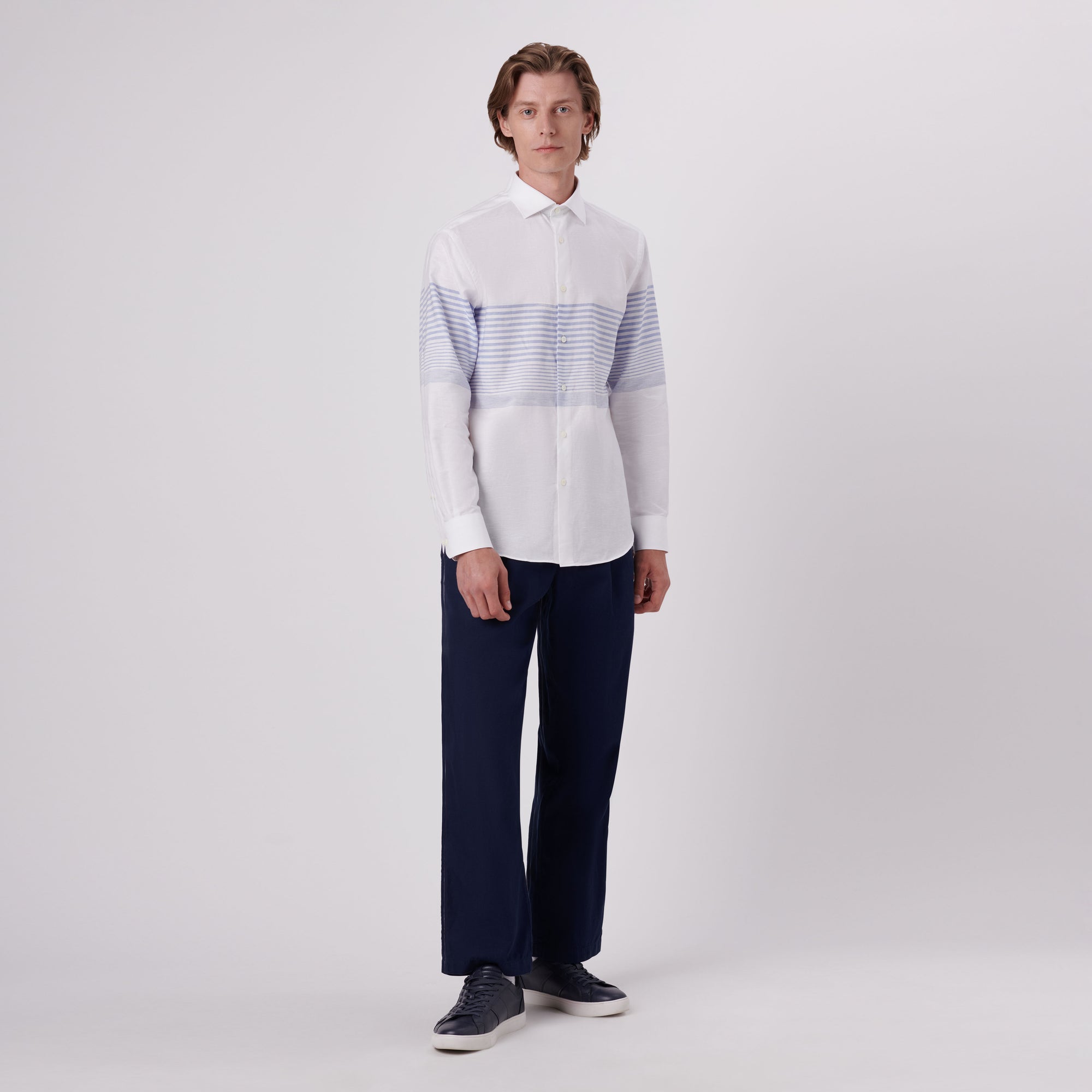 Axel Placement Striped Shirt