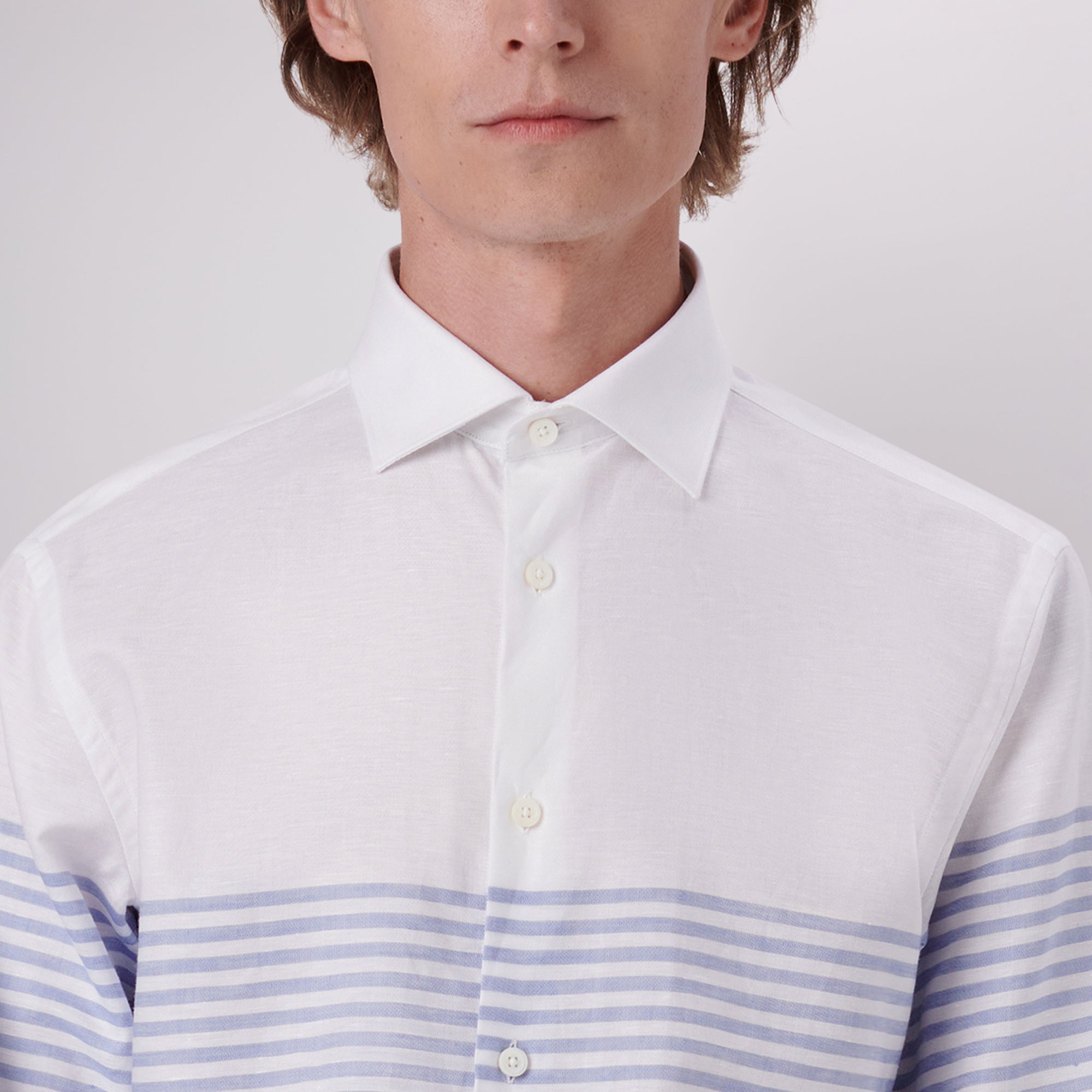 Axel Placement Striped Shirt