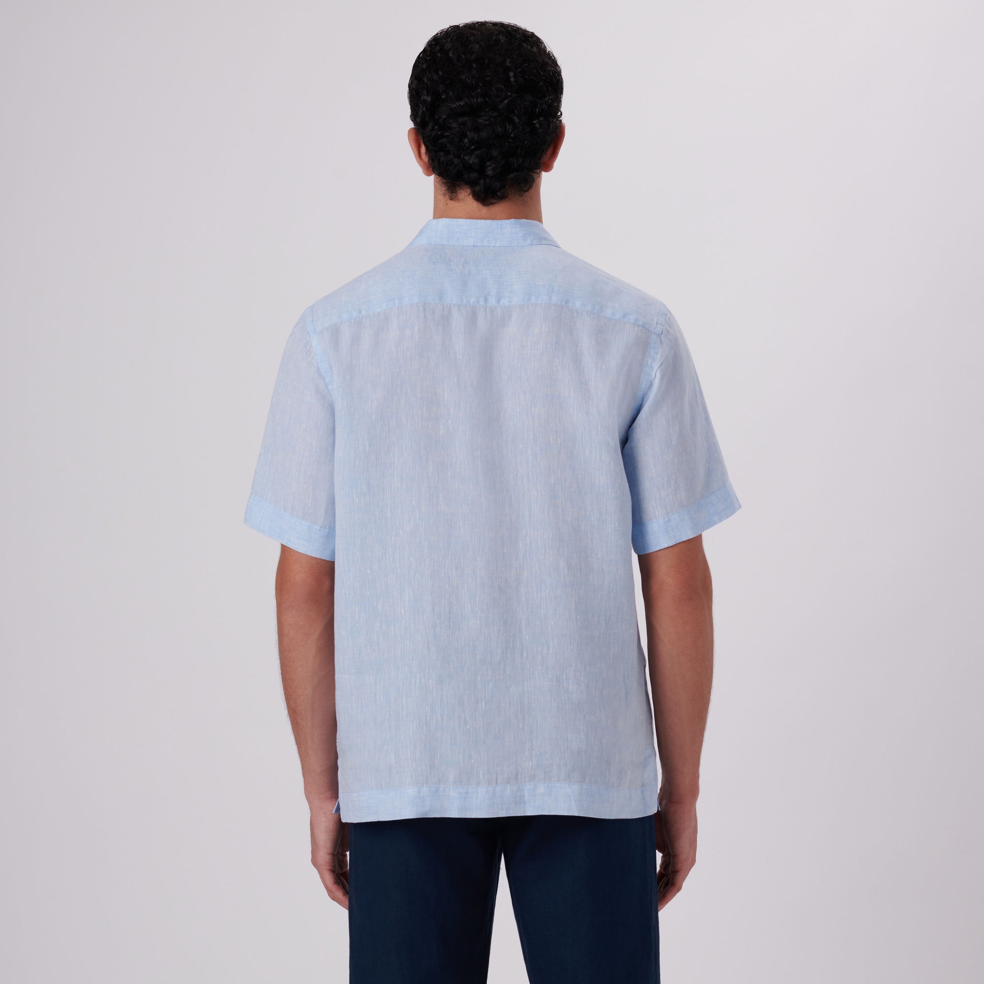 Jackson Solid Short Sleeve Linen Shirt