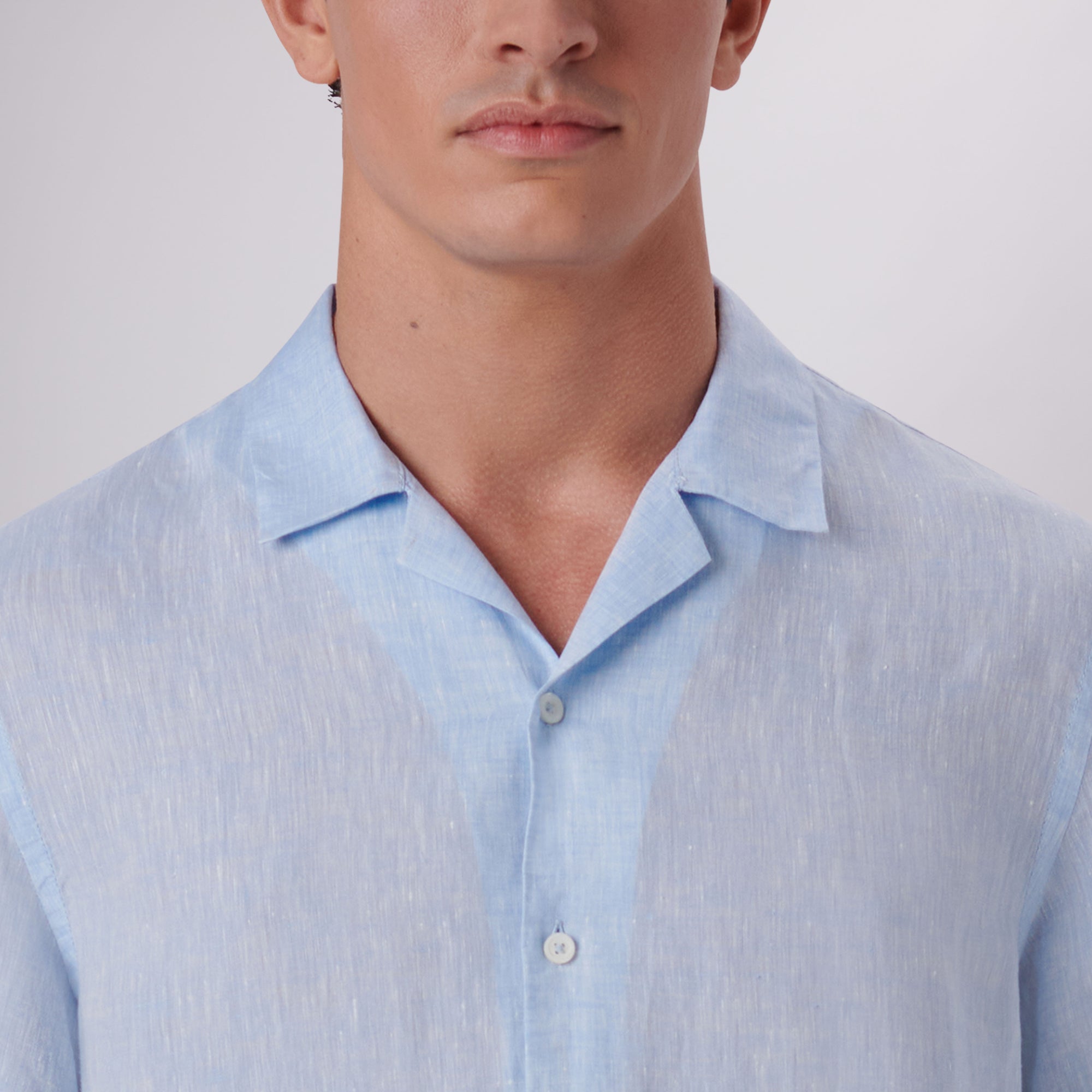 Jackson Solid Short Sleeve Linen Shirt