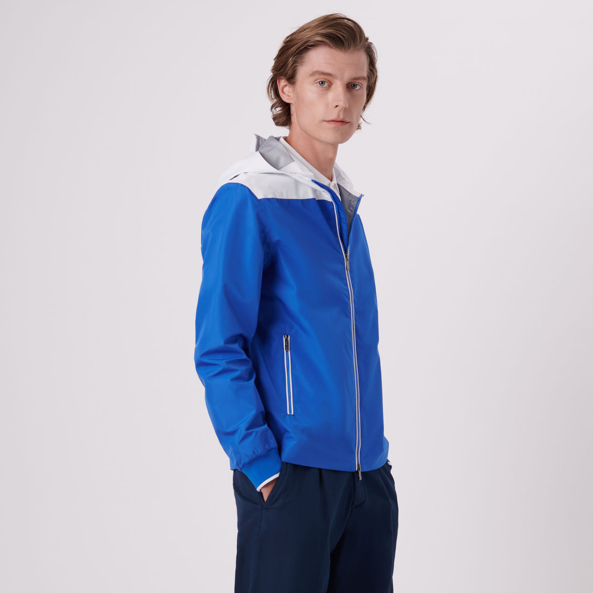 Adult Windbreakers Two Color Two-Tone Nylon Windbreaker – BUGATCHI