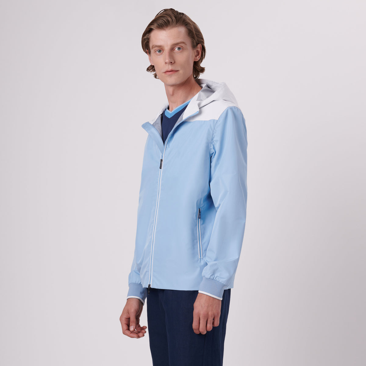 Adult Windbreakers Two Color Two-Tone Nylon Windbreaker – BUGATCHI