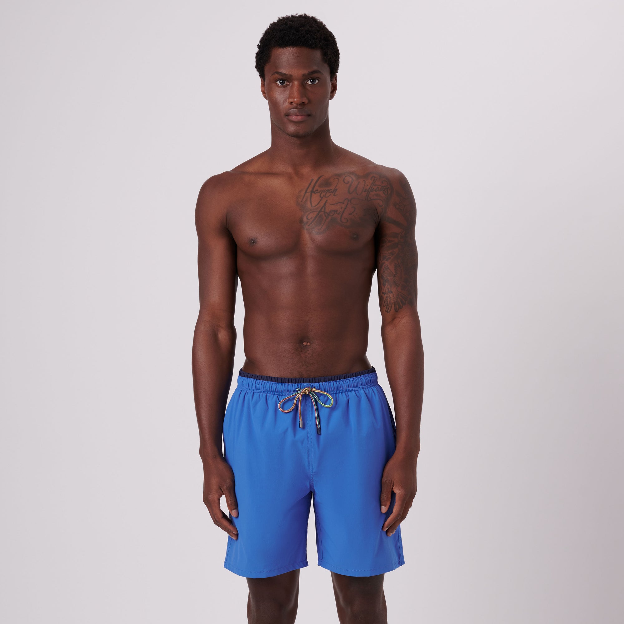 Quinn Solid Swim Trunks