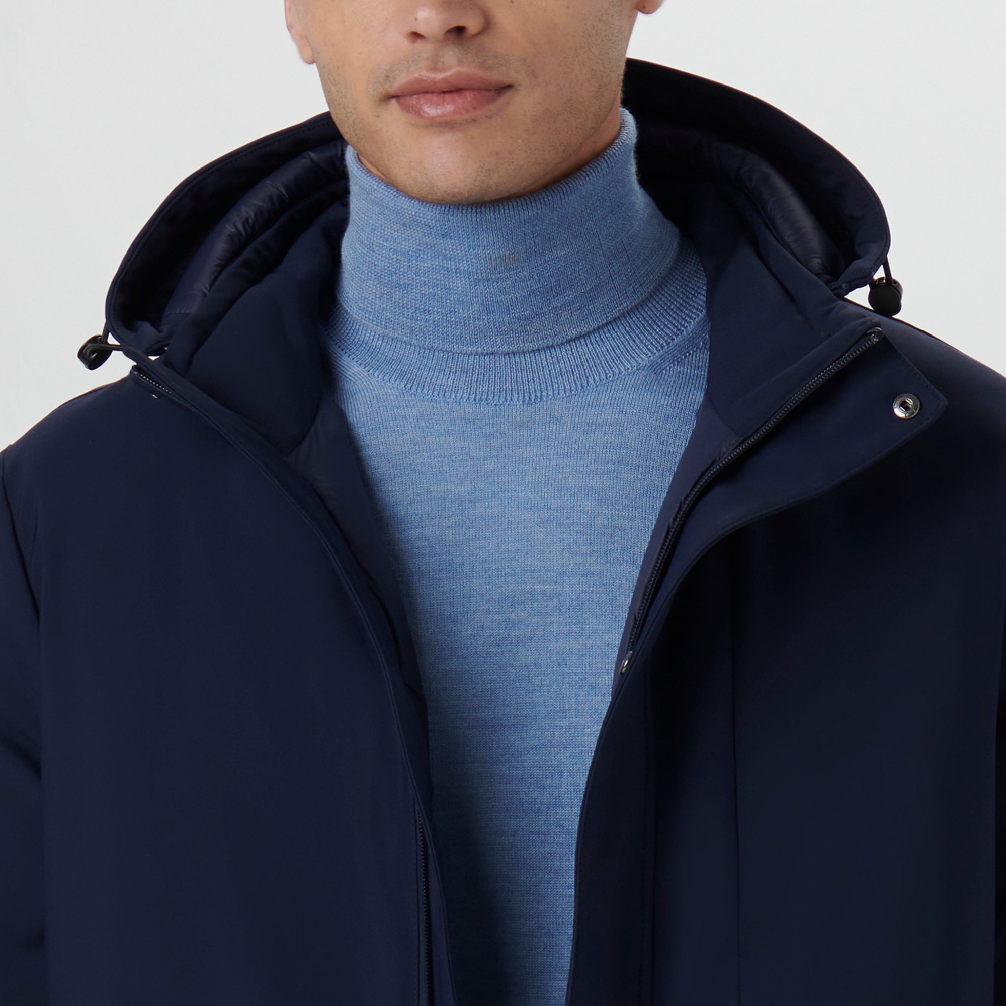 Bomber Jacket With Hood