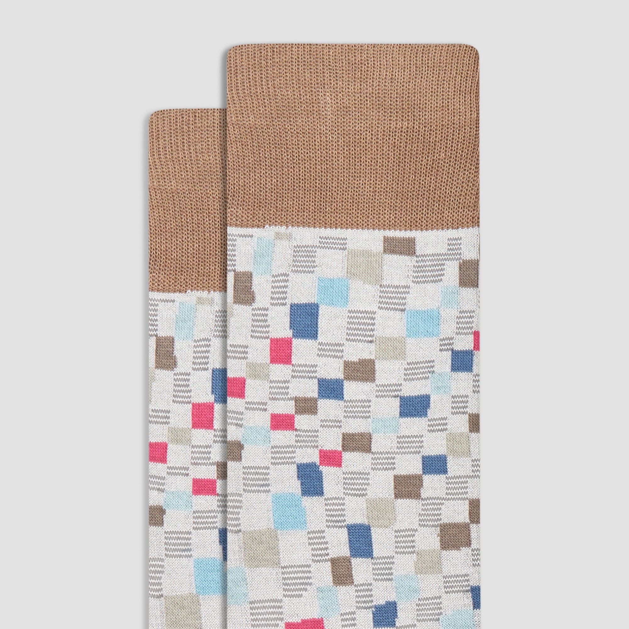 Geometric Mid-Calf Socks
