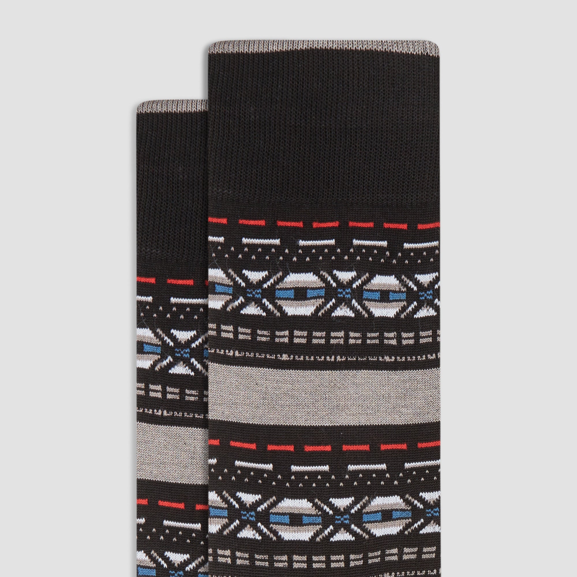 Geometric Mid-Calf Socks