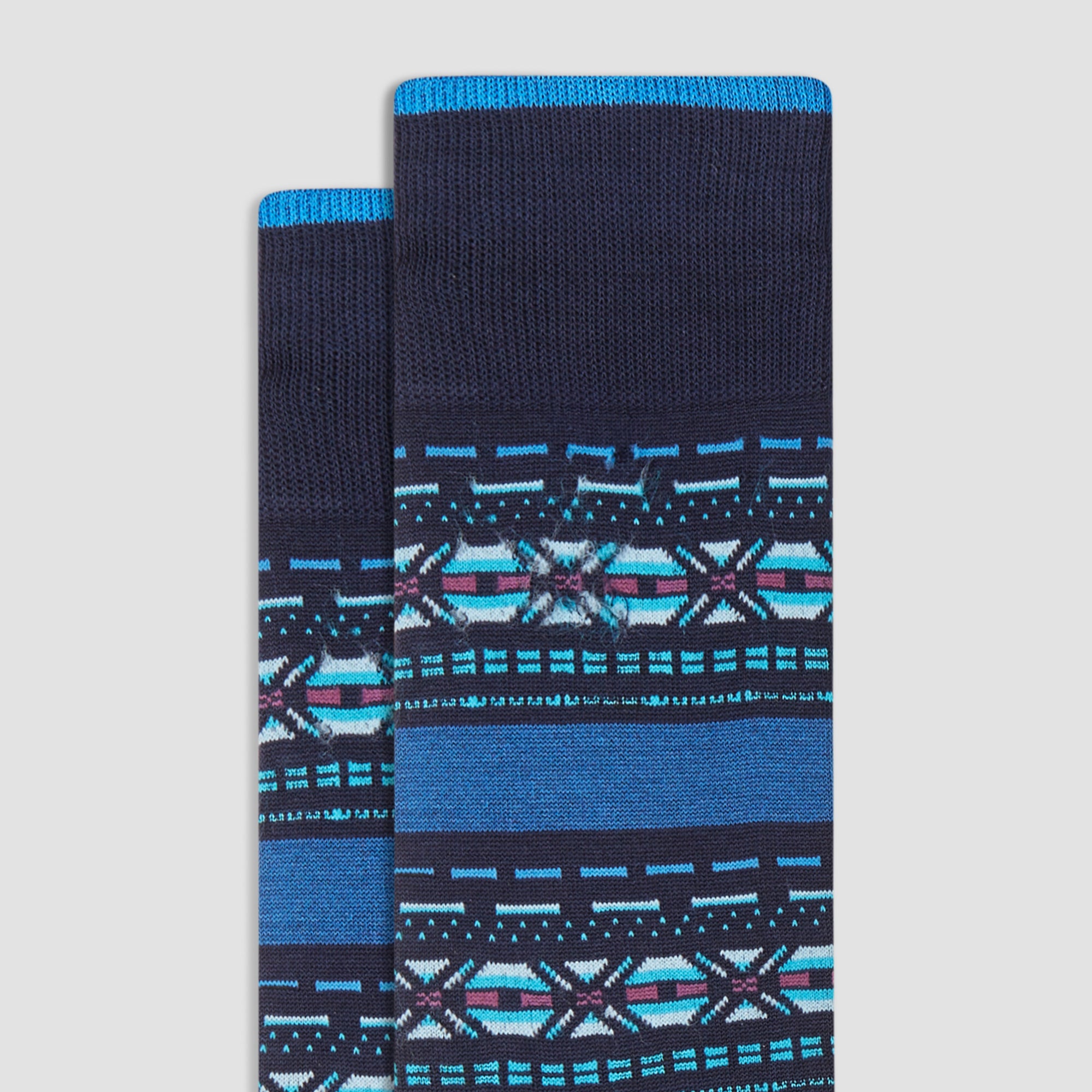 Geometric Mid-Calf Socks