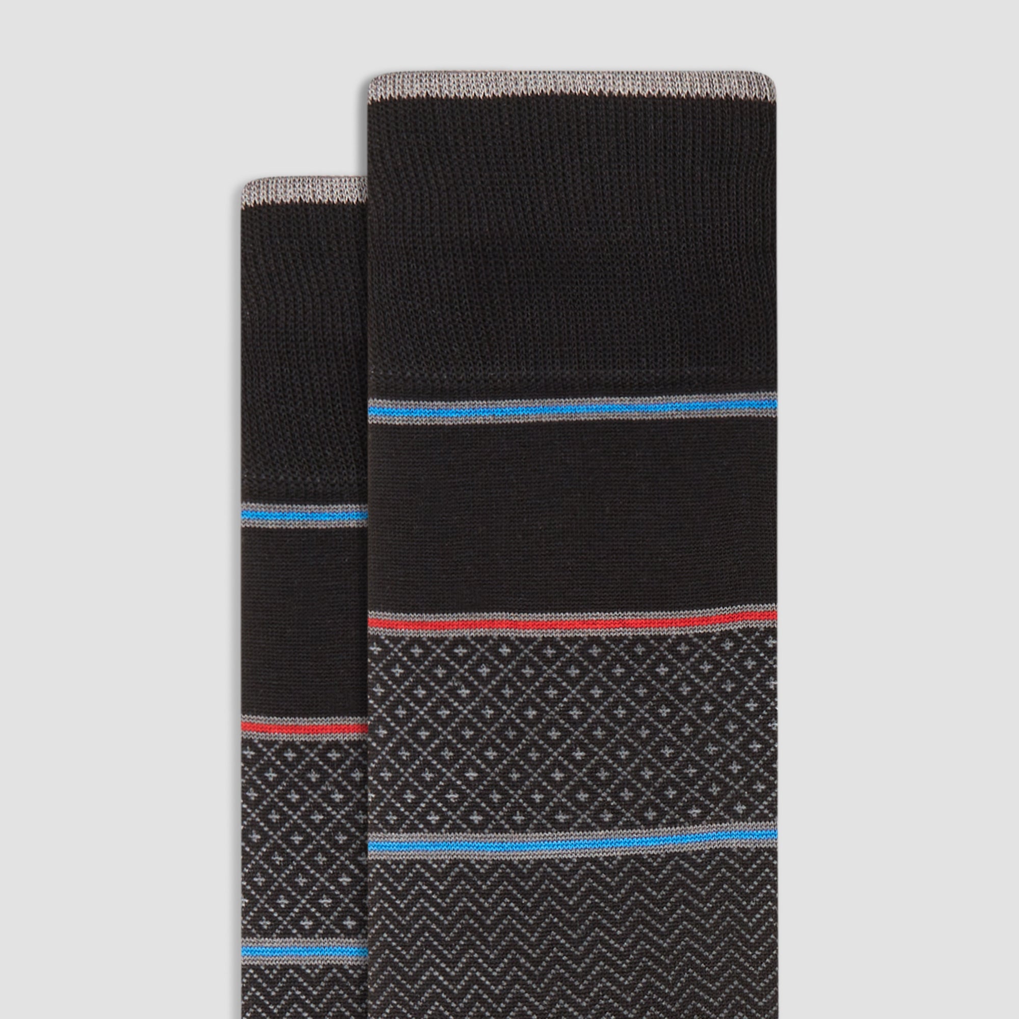 Color Block Mid-Calf Socks