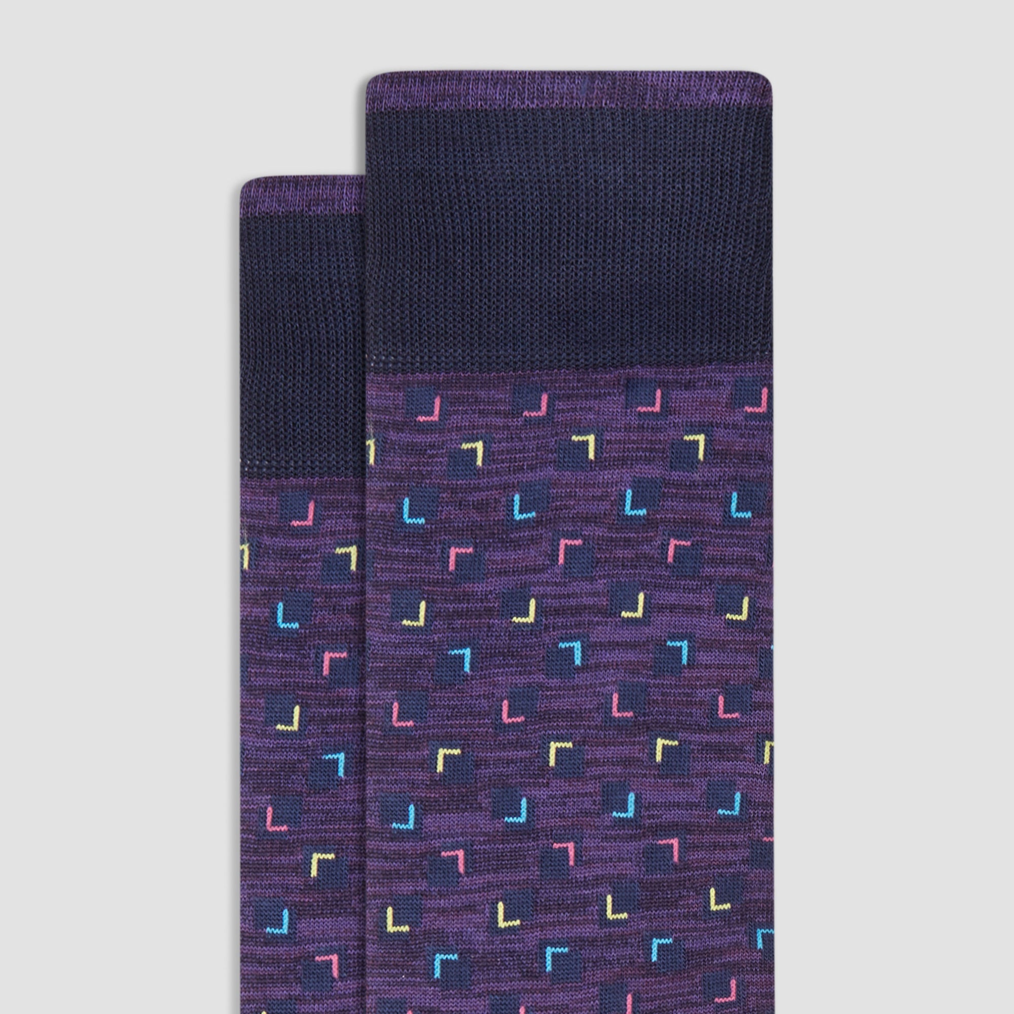 Geometric Mid-Calf Socks