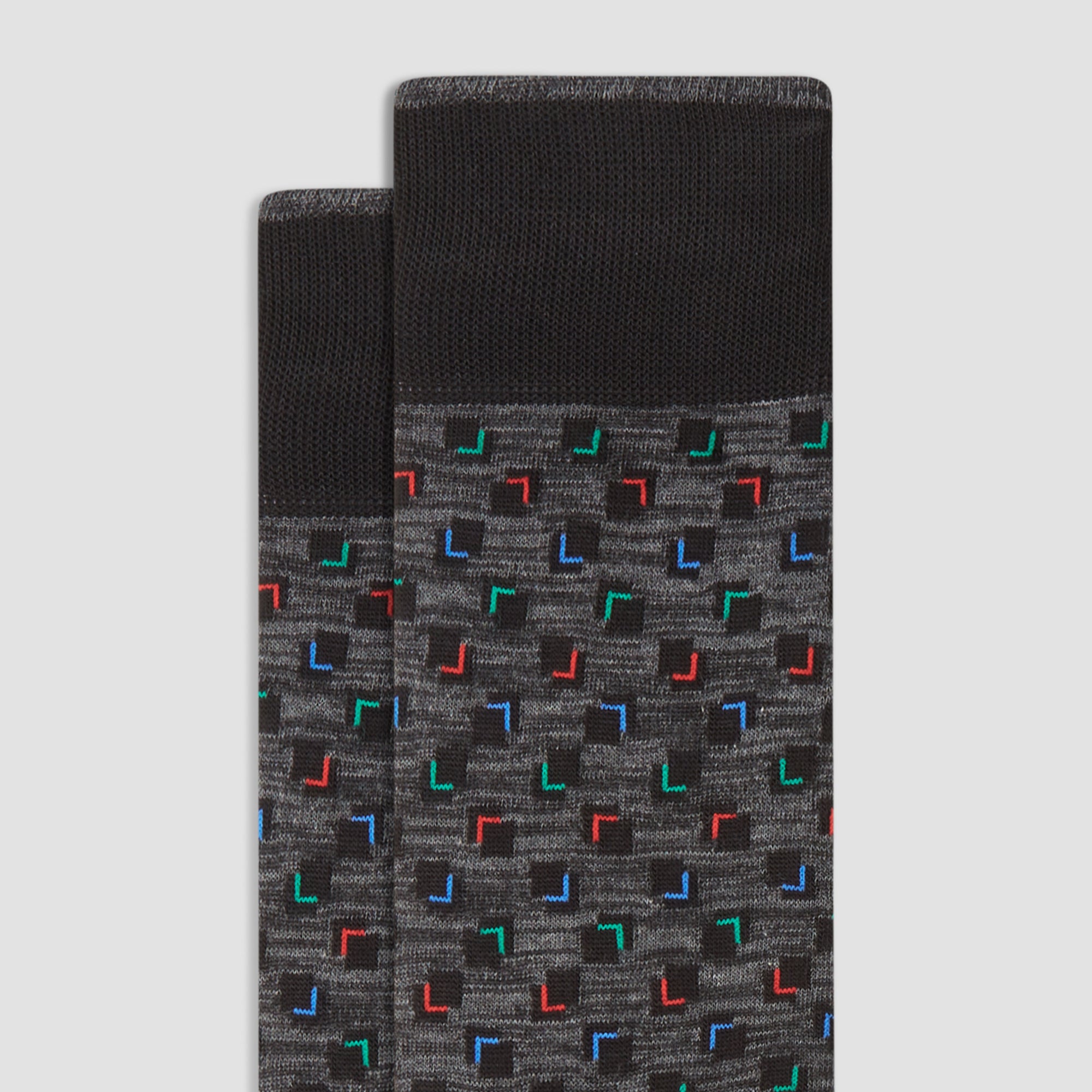 Geometric Mid-Calf Socks
