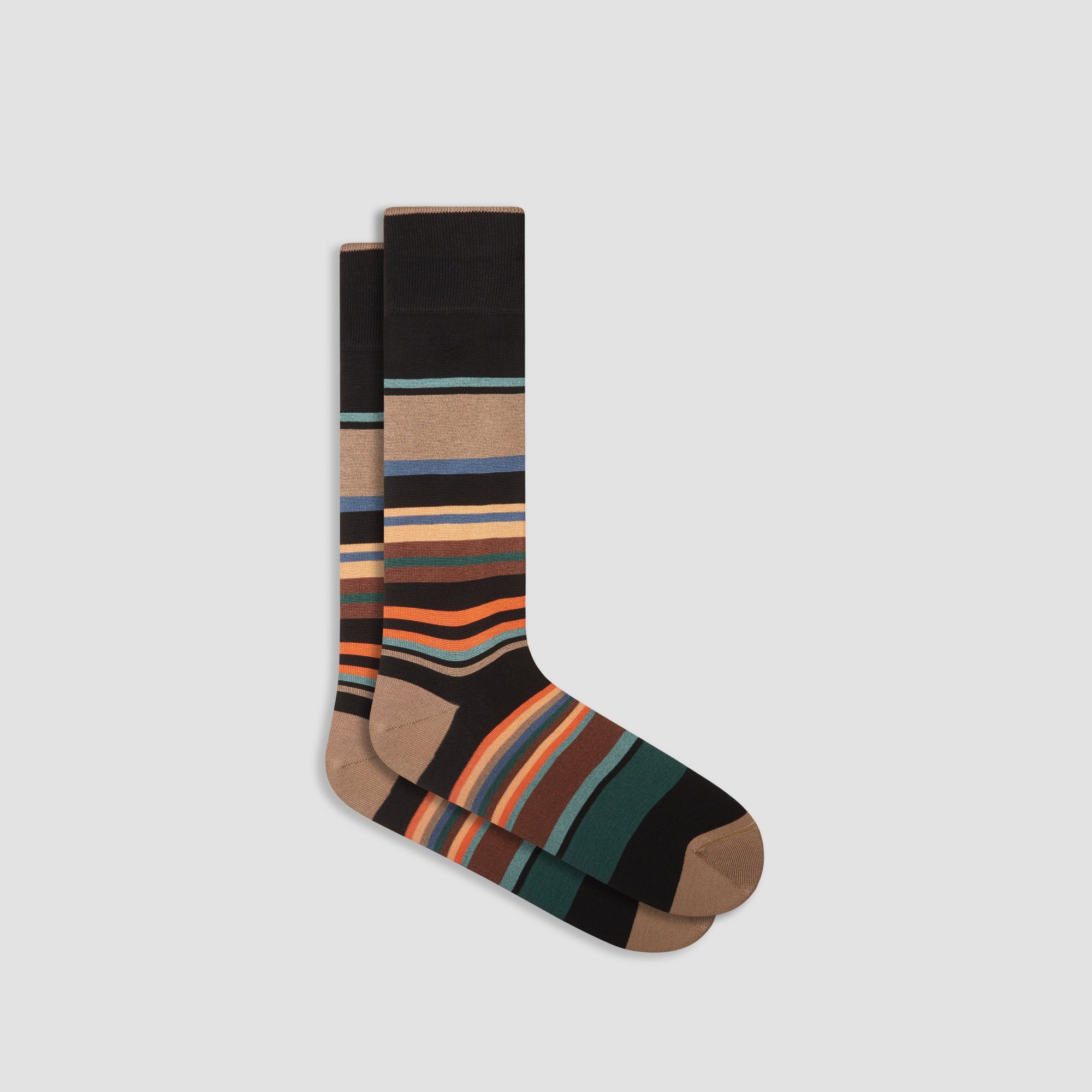 Striped Mid-Calf Socks