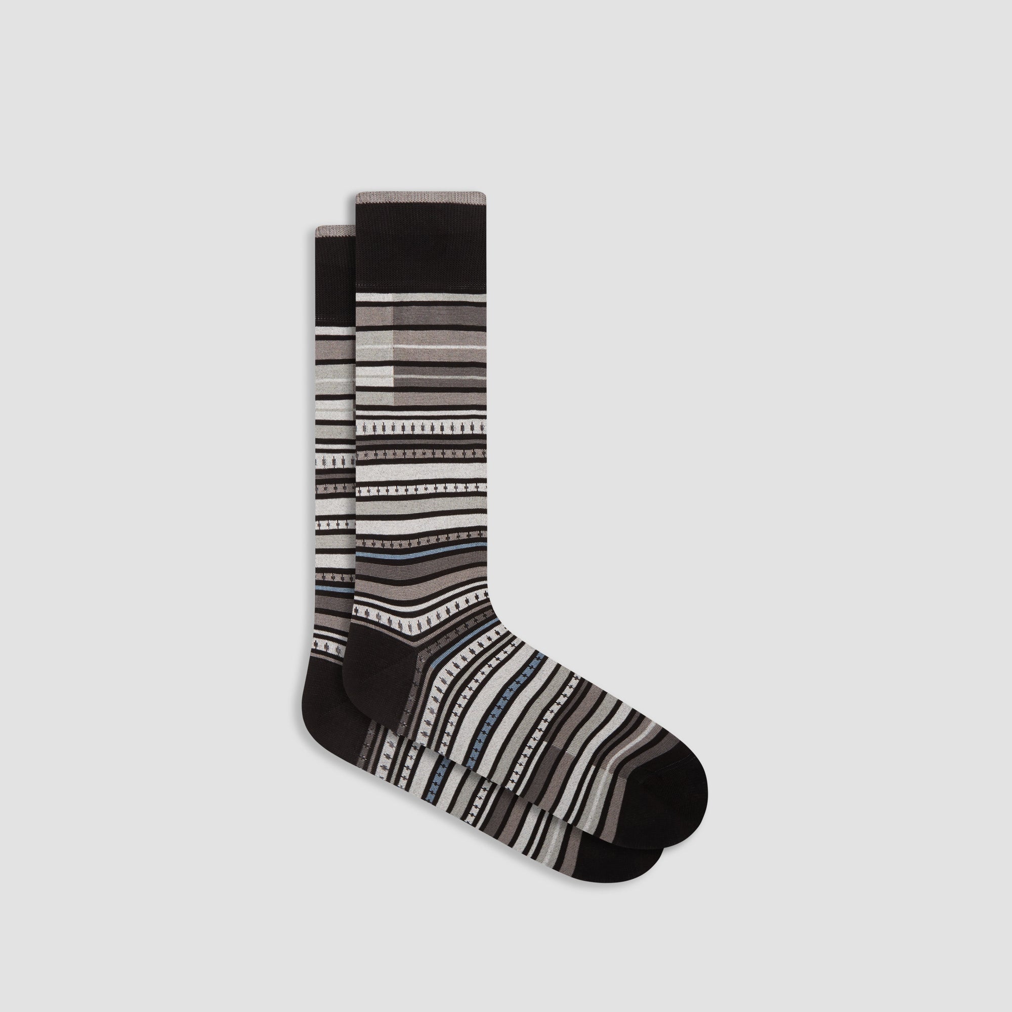 Striped Mid-Calf Socks