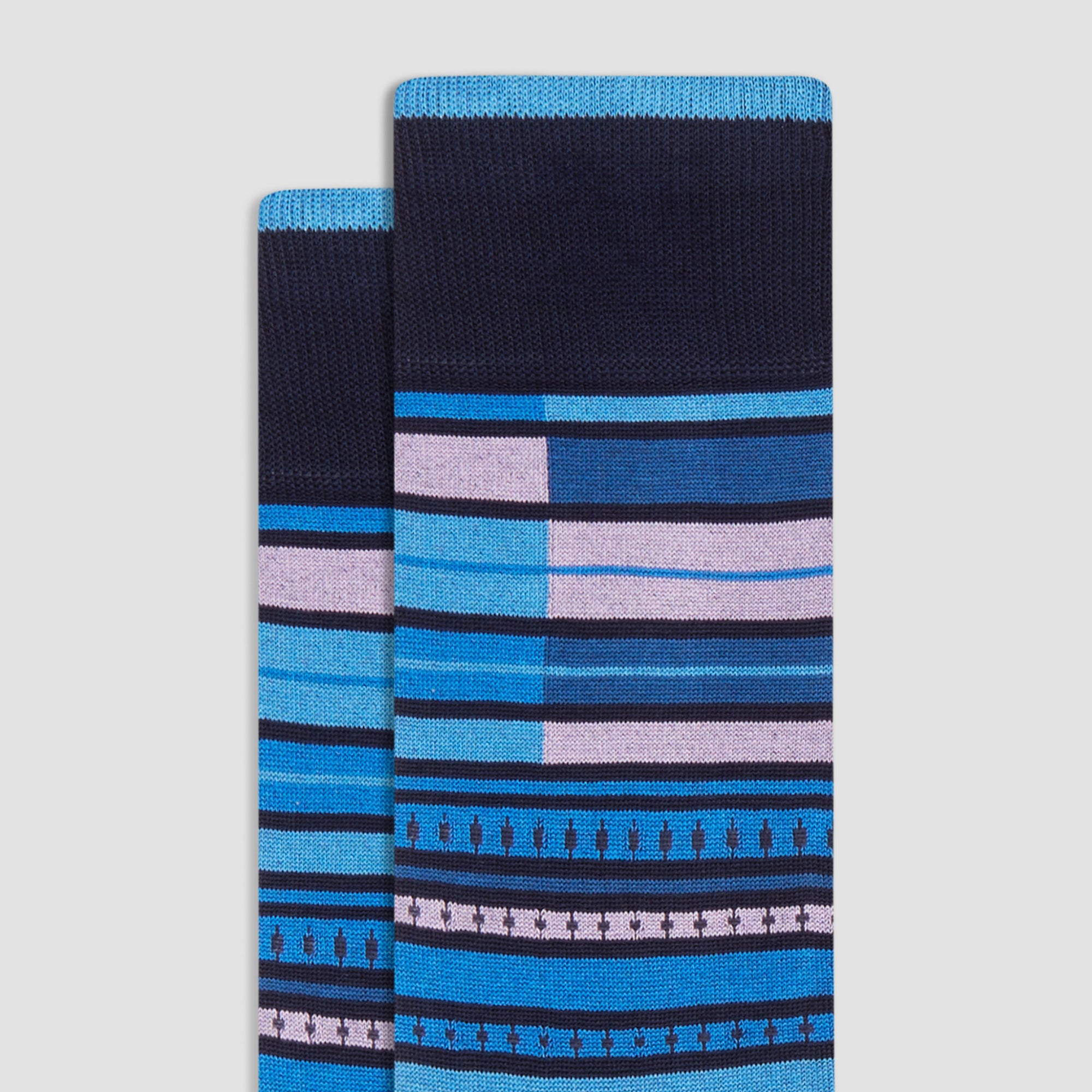 Striped Mid-Calf Socks