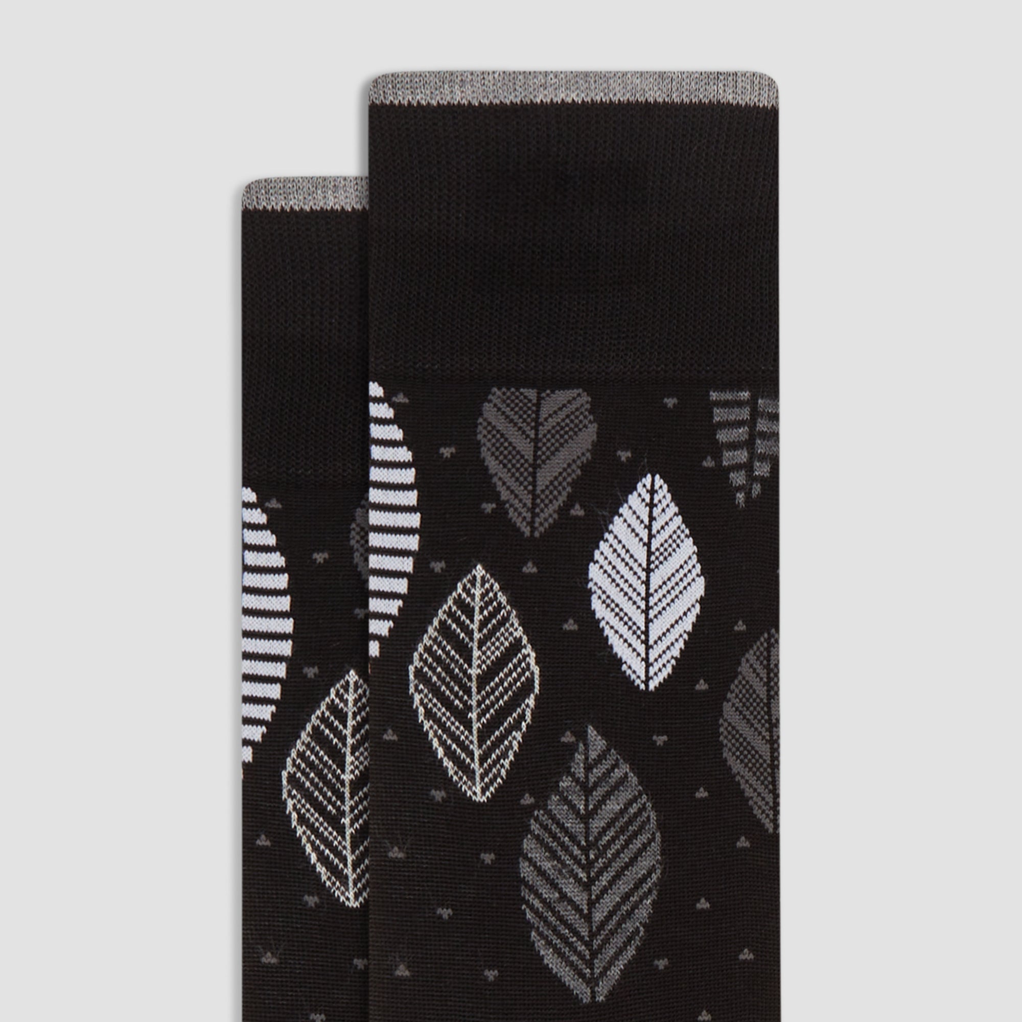 Leaves Mid-Calf Socks
