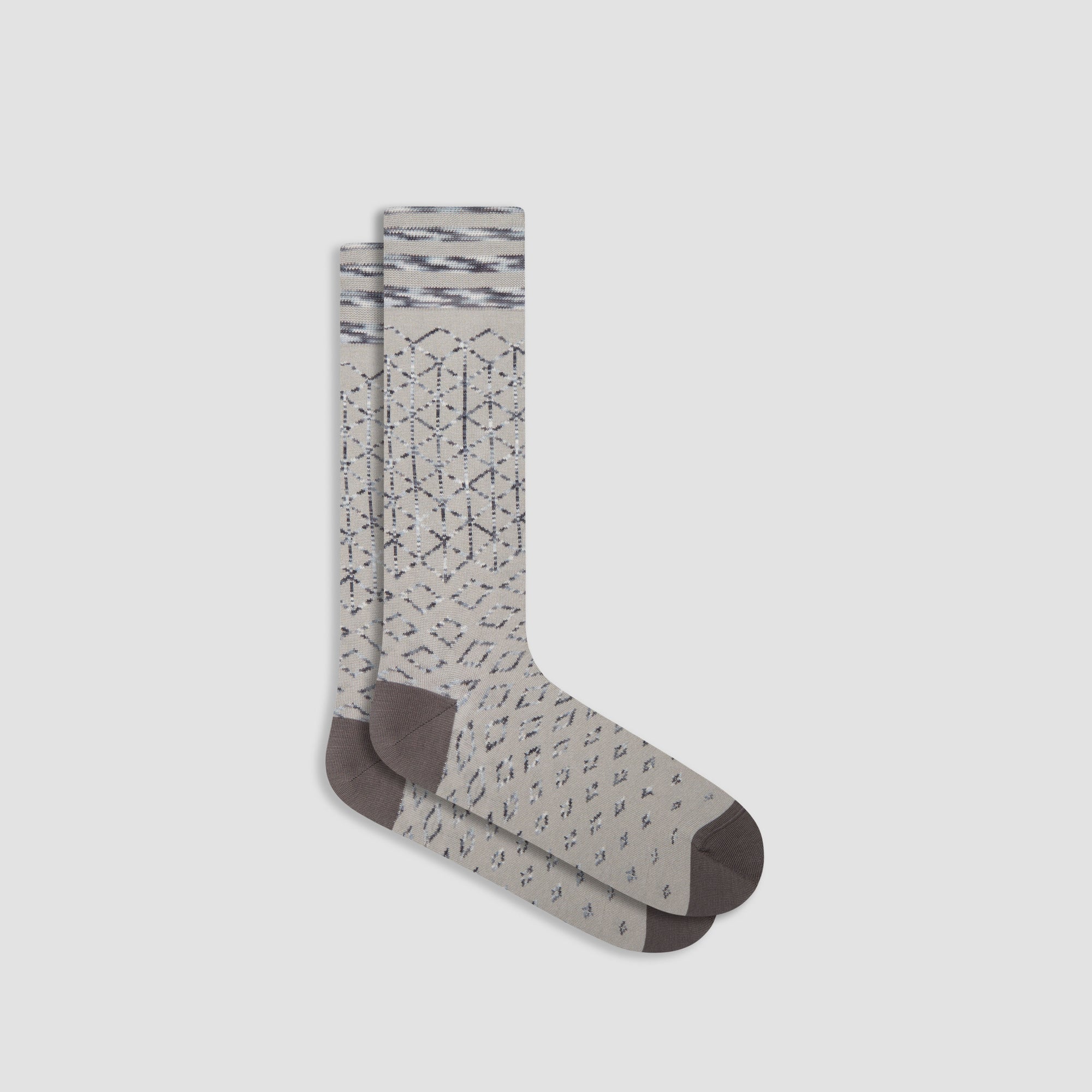 Geometric Mid-Calf Socks