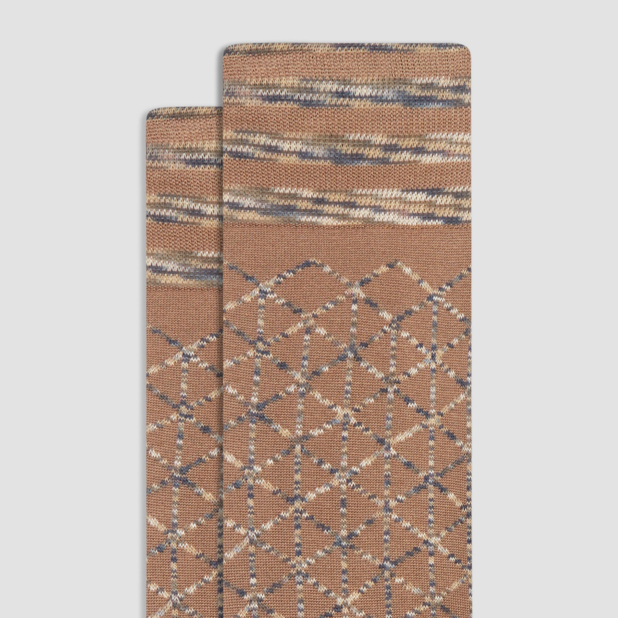 Geometric Mid-Calf Socks