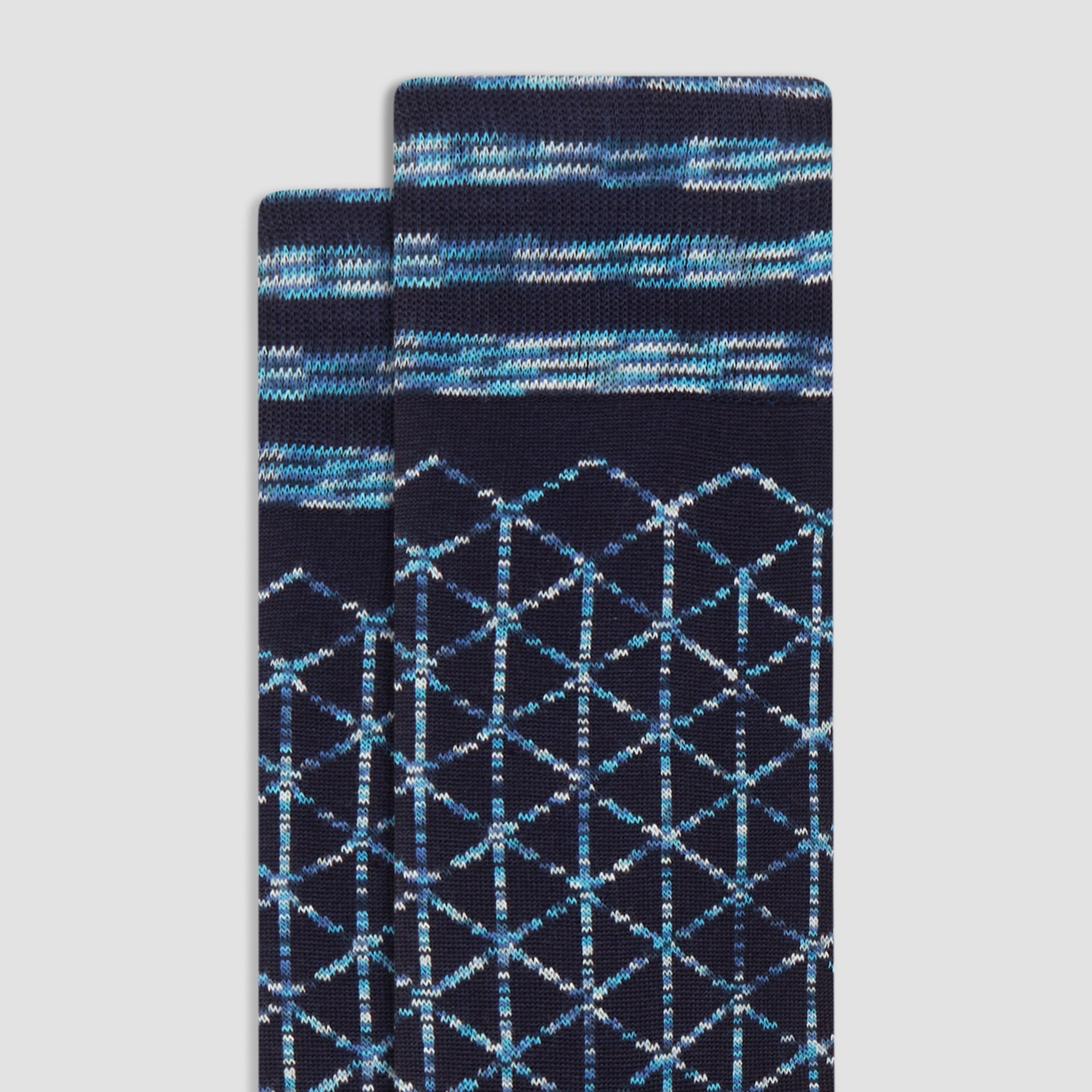 Geometric Mid-Calf Socks