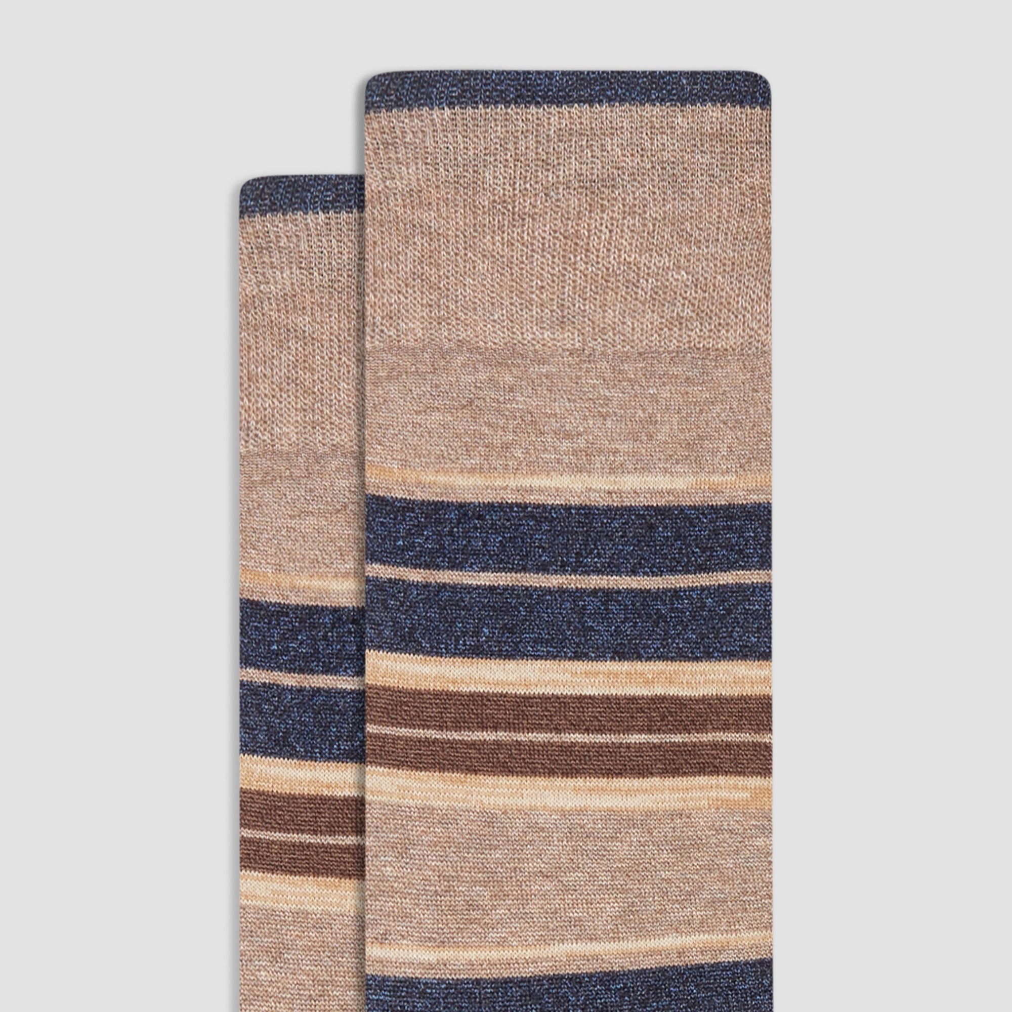 Striped Mid-Calf Socks