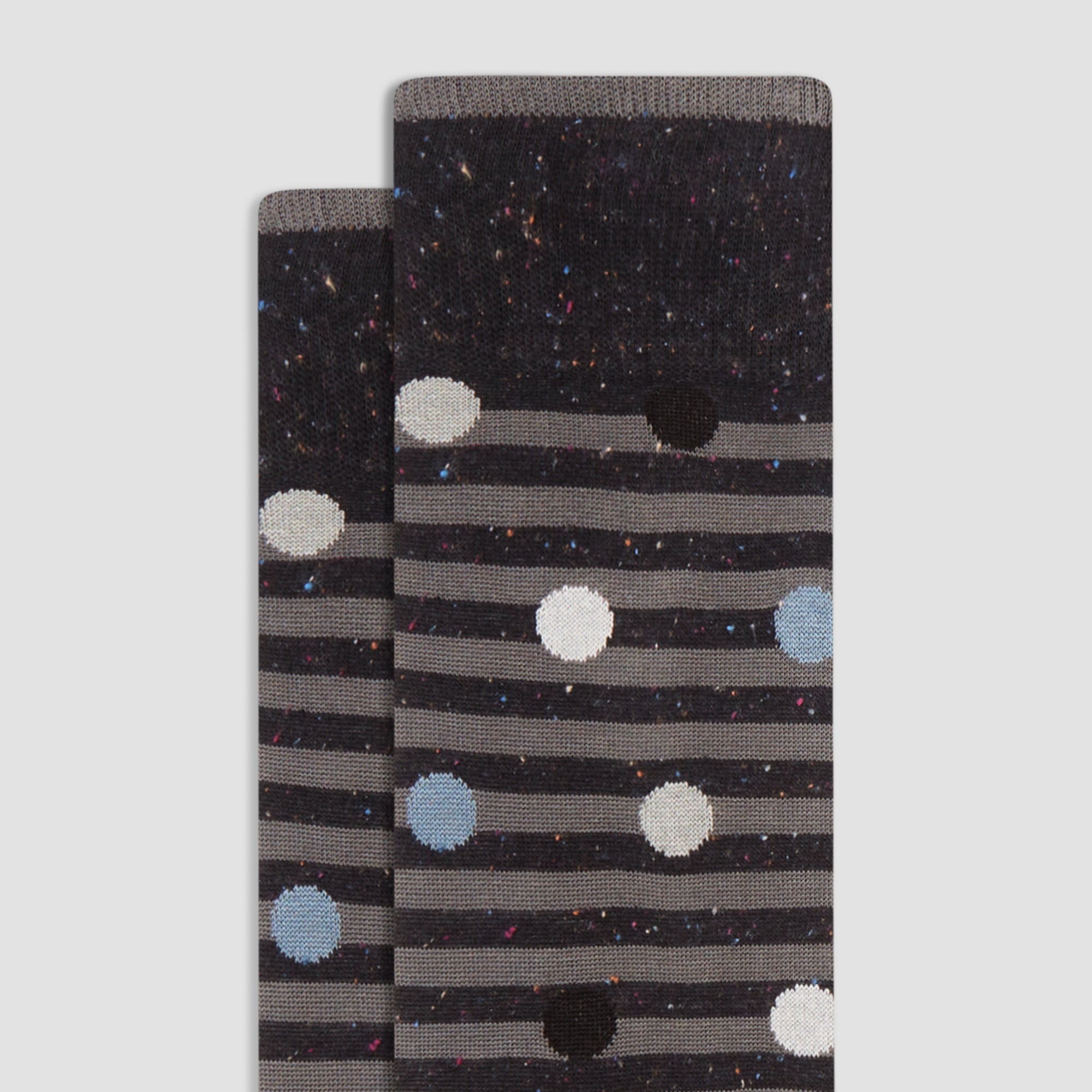 Striped Polka Dot Mid-Calf Socks