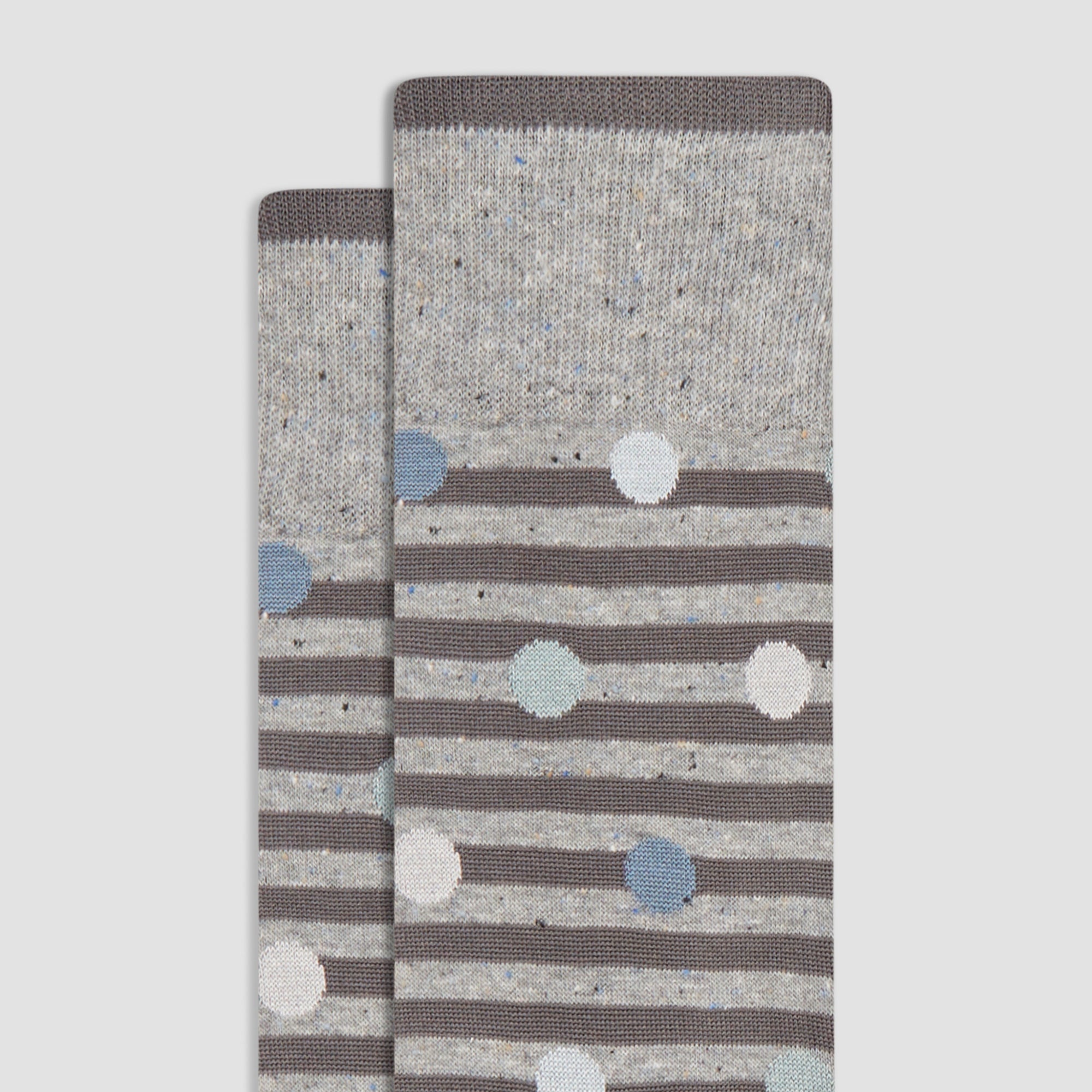 Striped Polka Dot Mid-Calf Socks