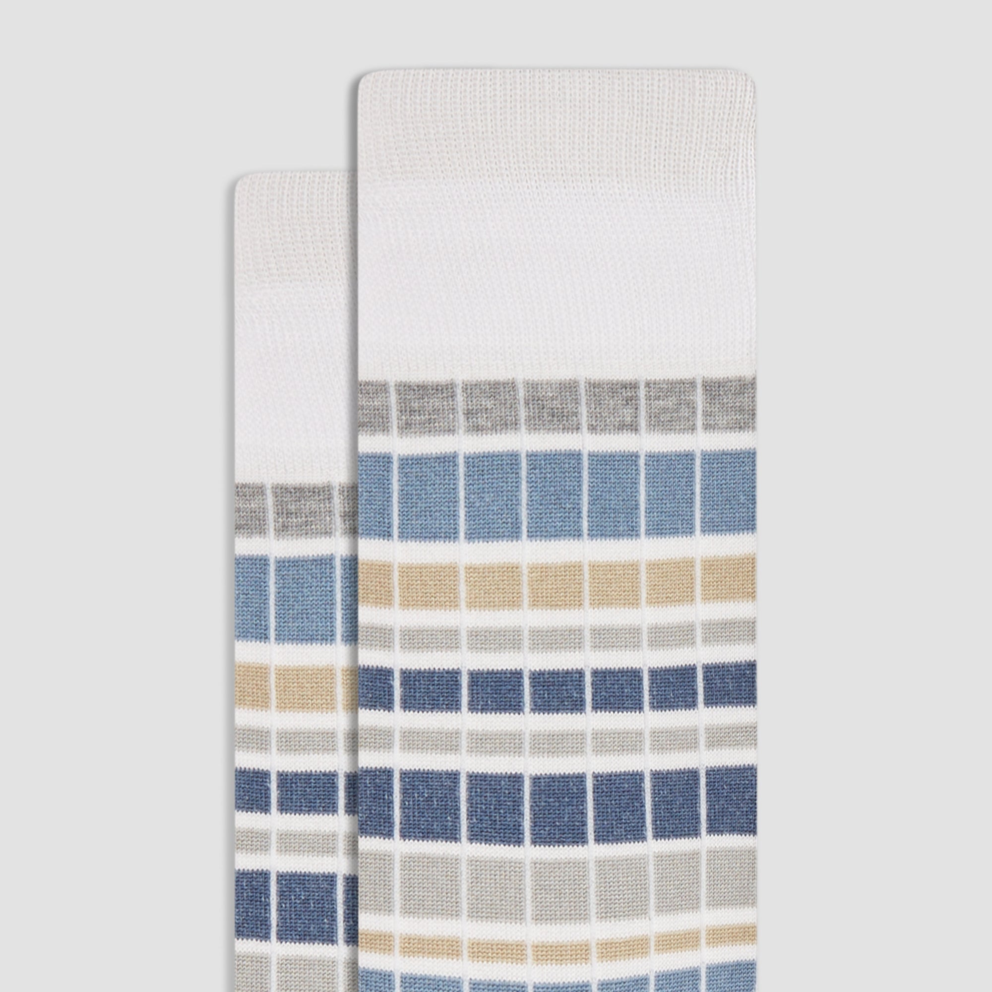 Checkered Mid-Calf Socks